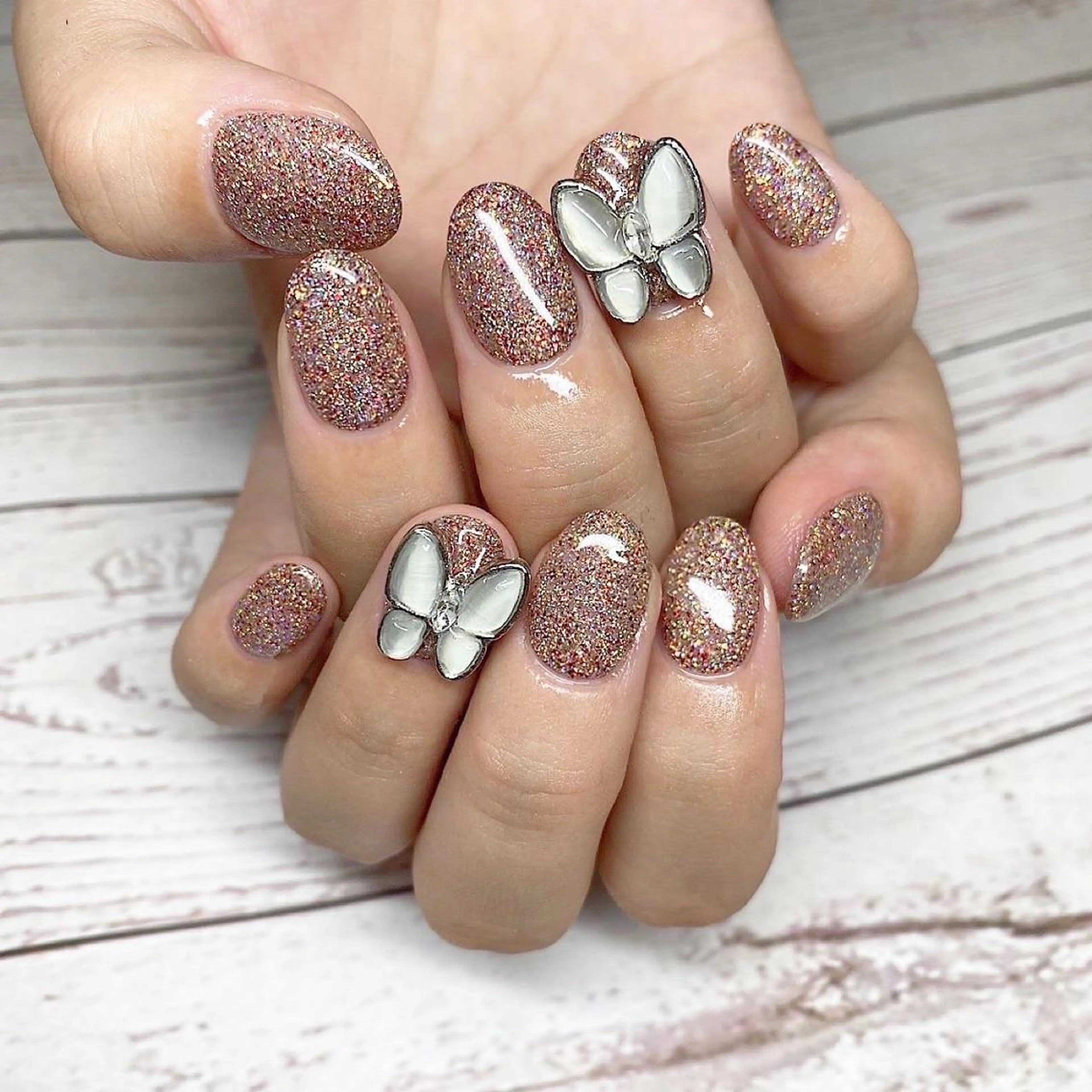 ネイル フラッシュネイル Crystal Nailのネイルデザイン