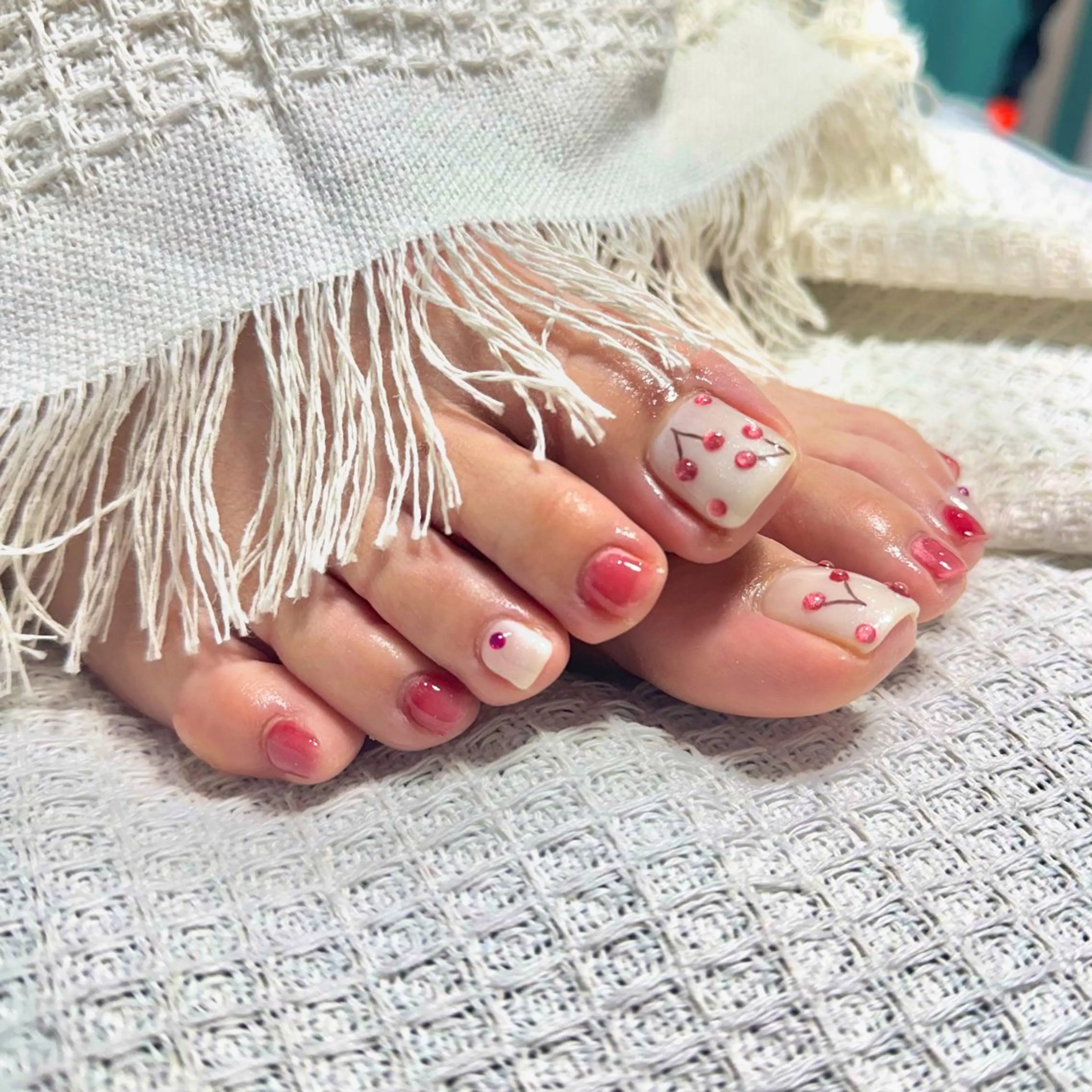 親指定額デザイン（セパレーター付き）の写真