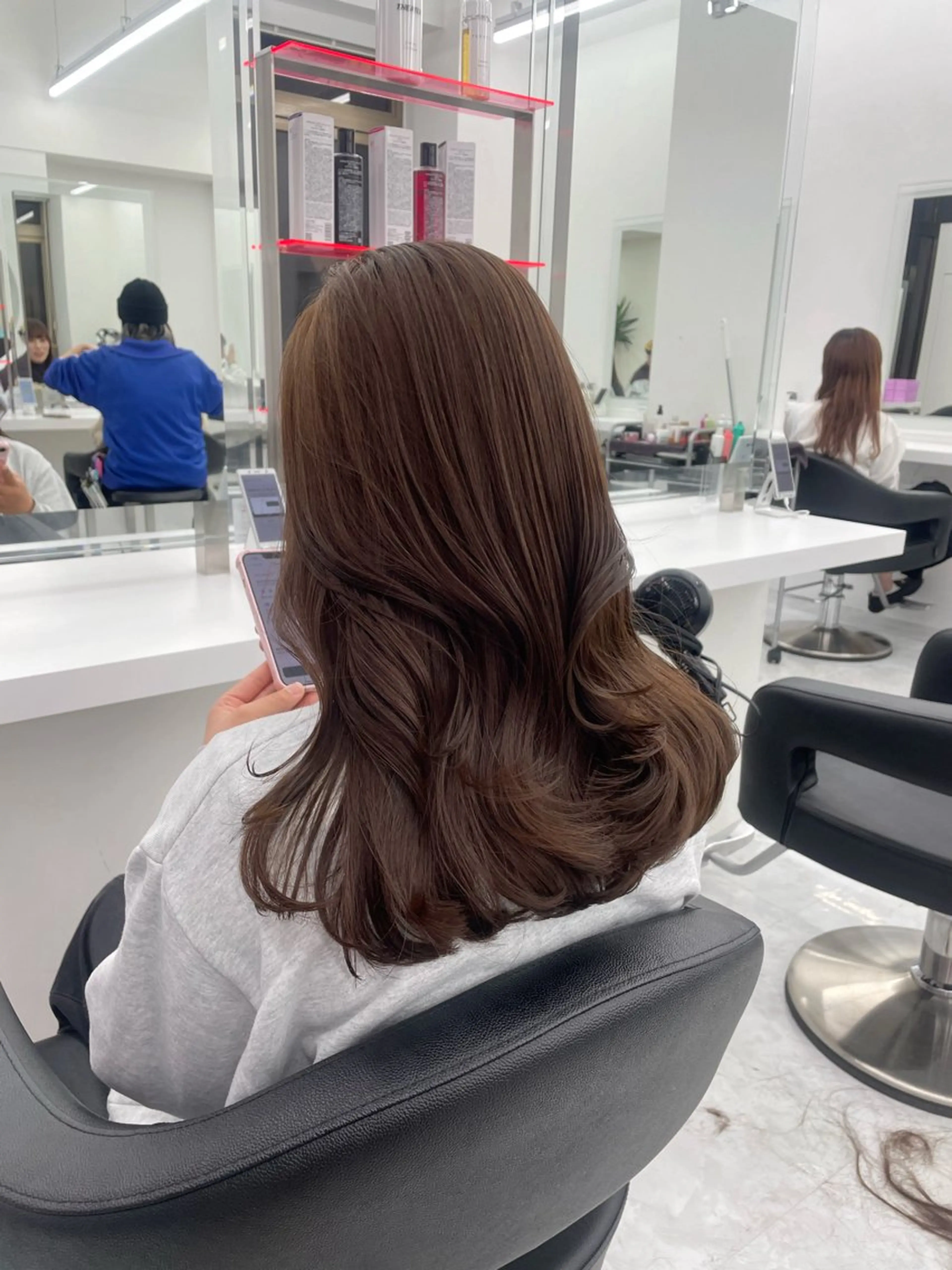 ロング カラー 🤍レイヤー/顔周り /hirari🤍のヘアスタイル