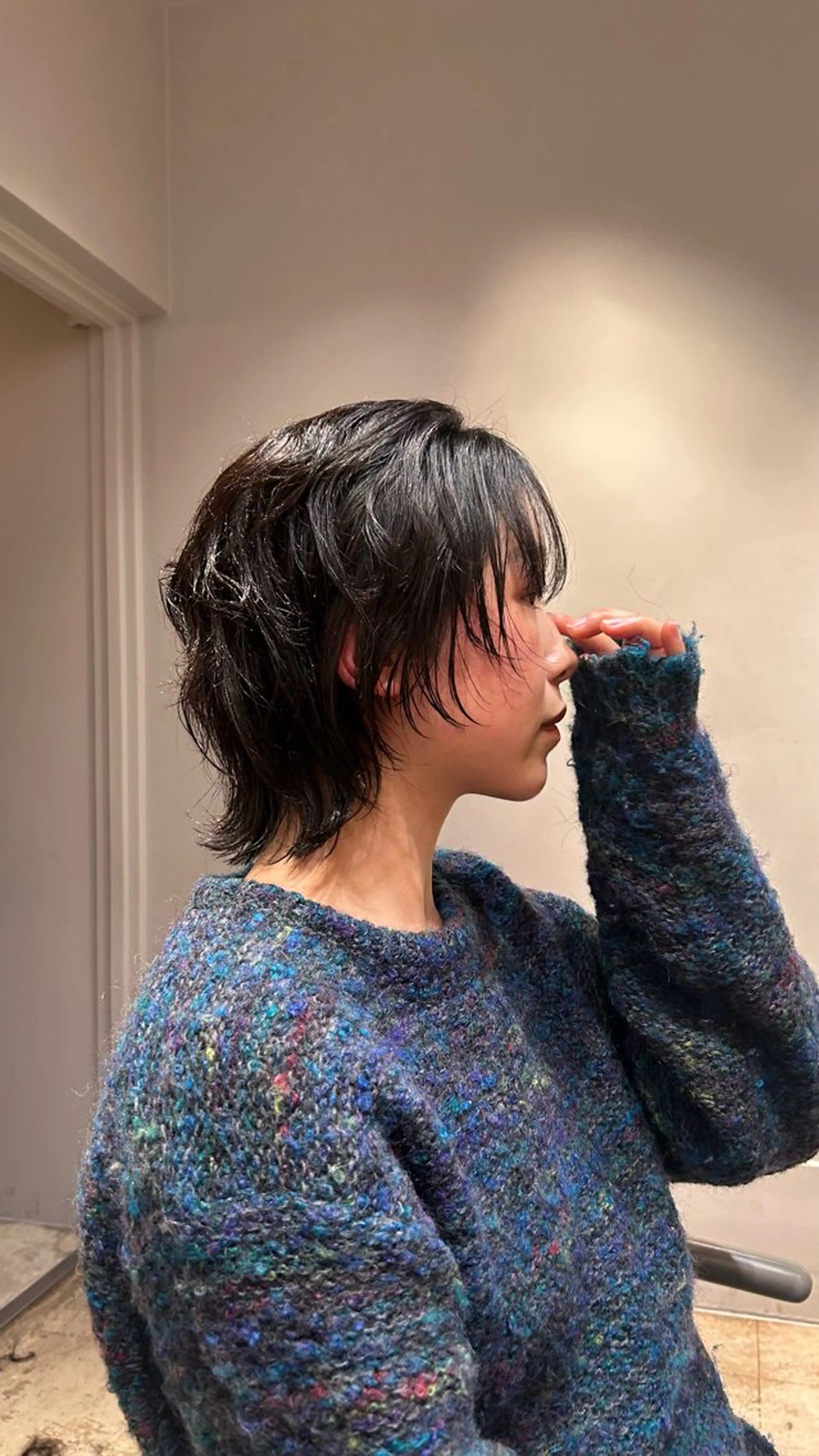 ミディアム ミディアムパーマ レイヤーカット ウルフカット 🌿ボブ パーマ高橋啓太🌿のヘアスタイル