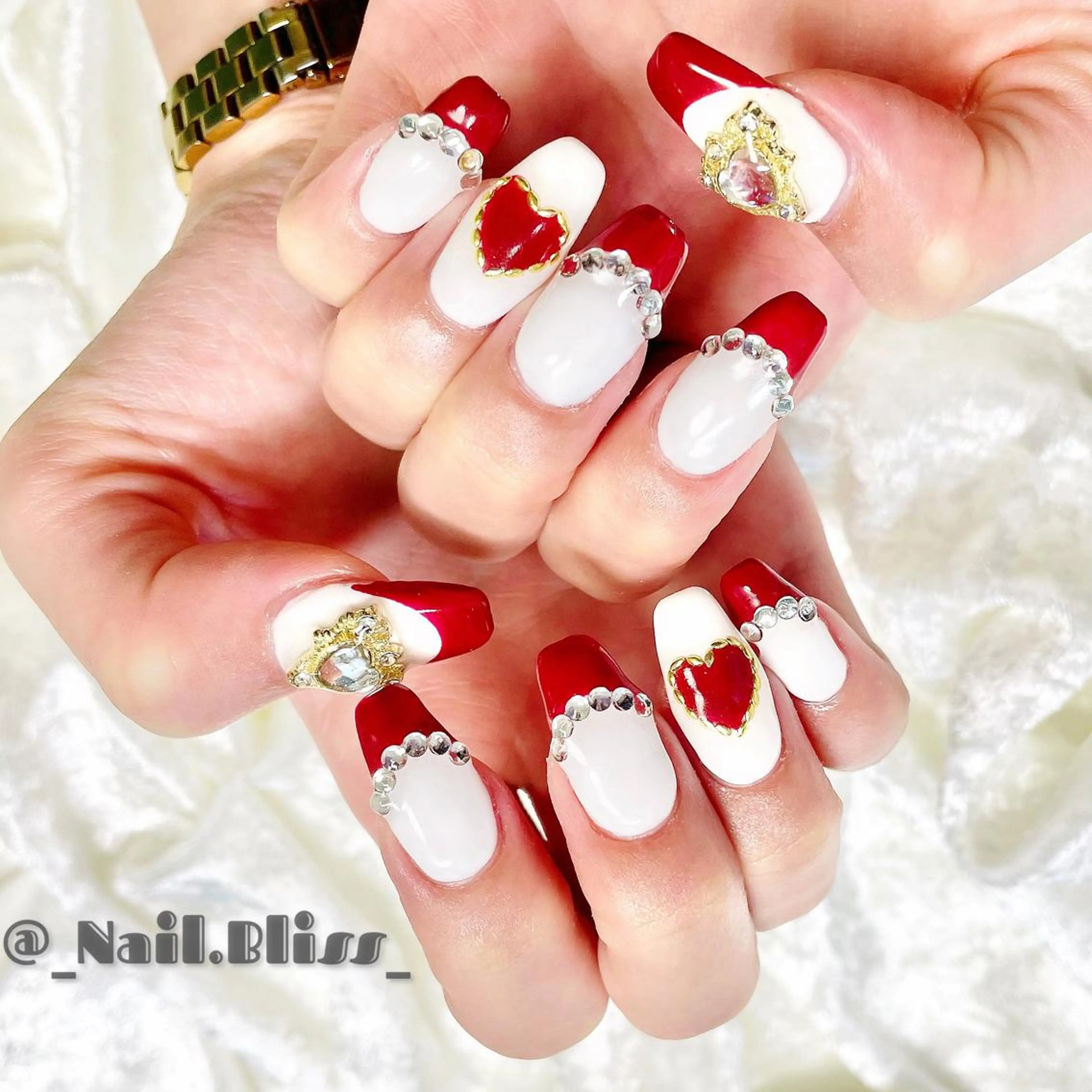 ネイル ボルドー ハンドネイル NAIL BLISSのネイルデザイン