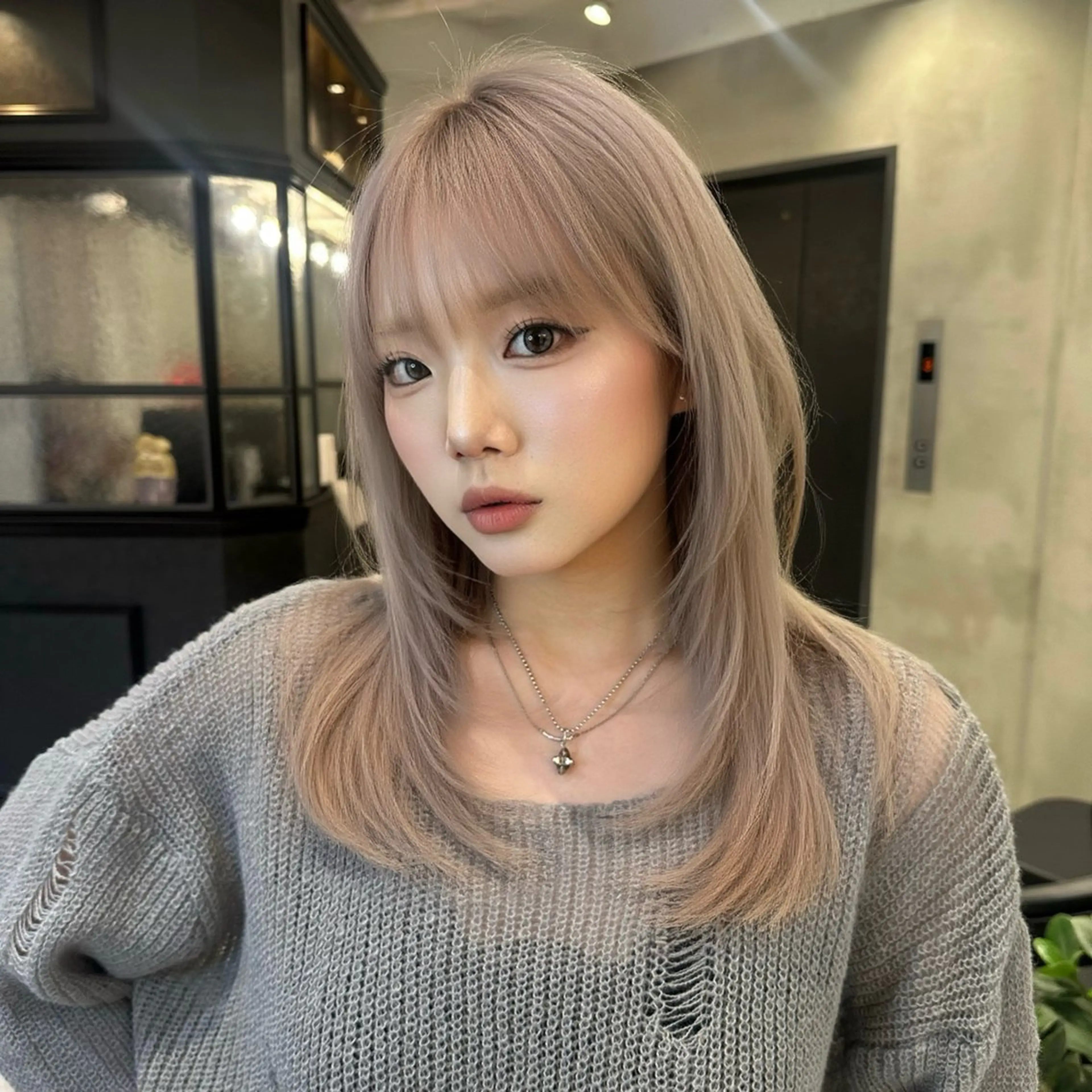 ミディアム 韓国/ボブ/レイヤー /髪質改善/まさ❣️のヘアスタイル