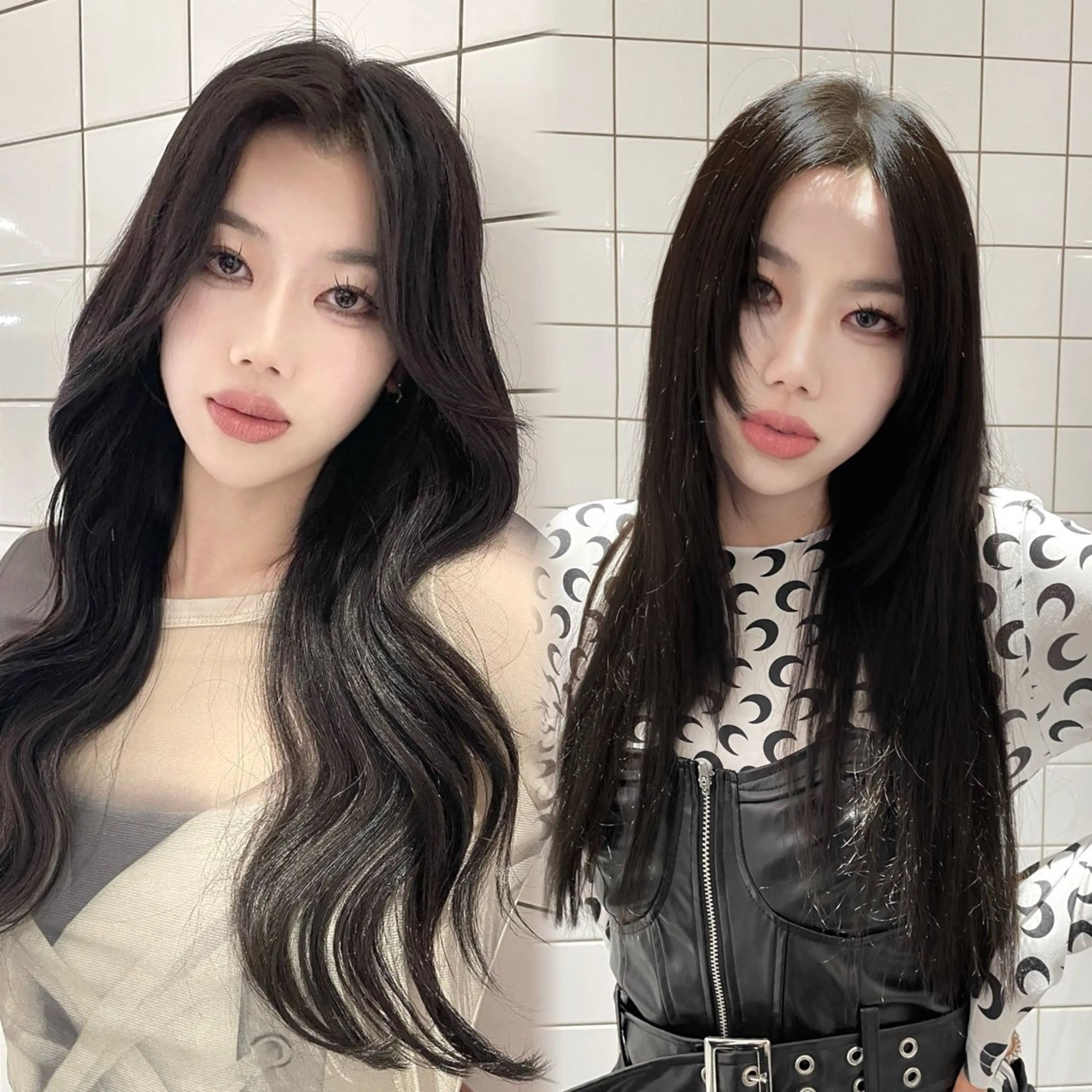 ✨当日限定✨韓国風小顔カット+カラー+超音波トリートメントの写真