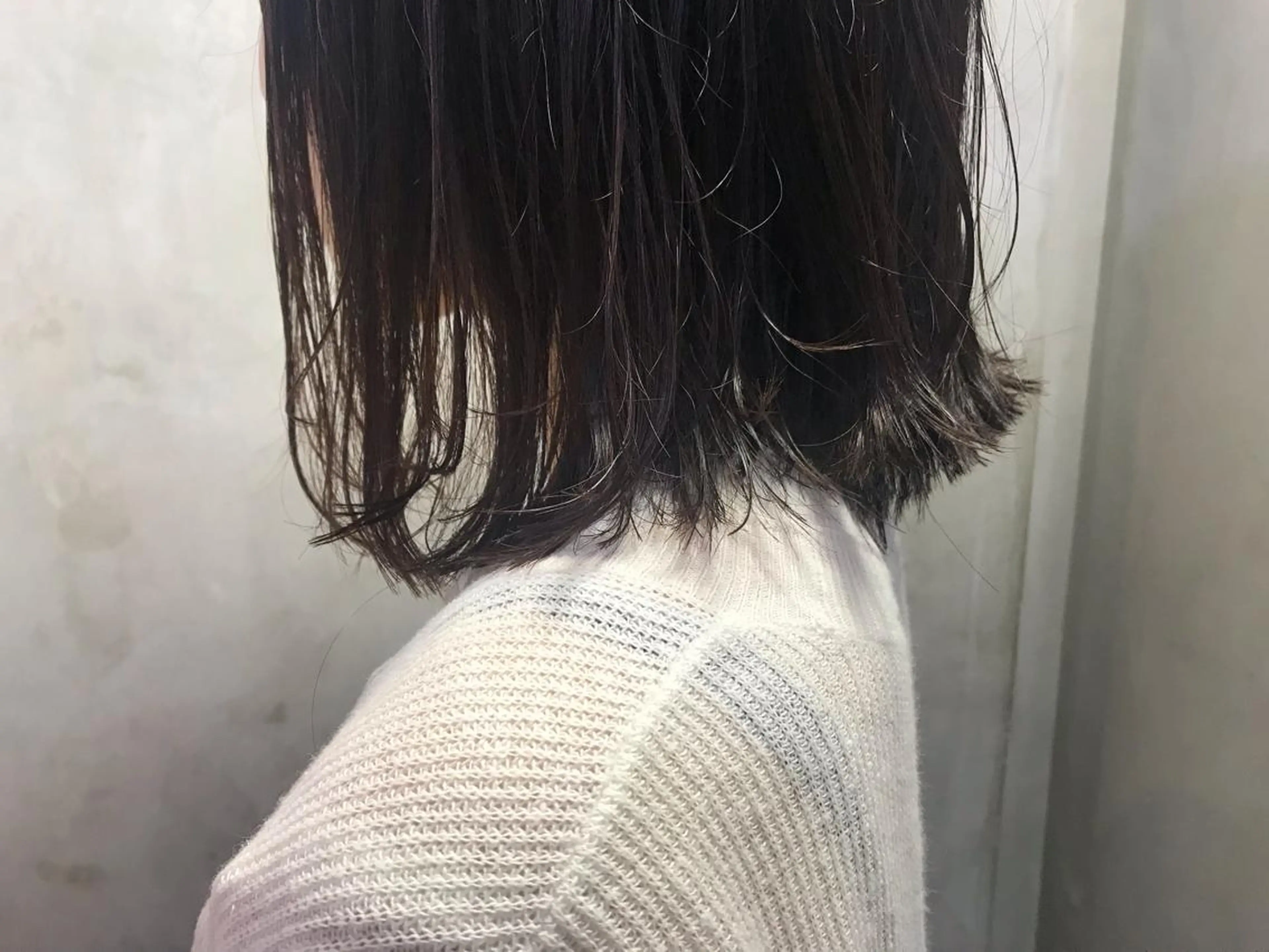 ミディアム カラー ヘアアレンジ ボブ 外ハネヘア stylist/蛯谷 珠里のヘアスタイル