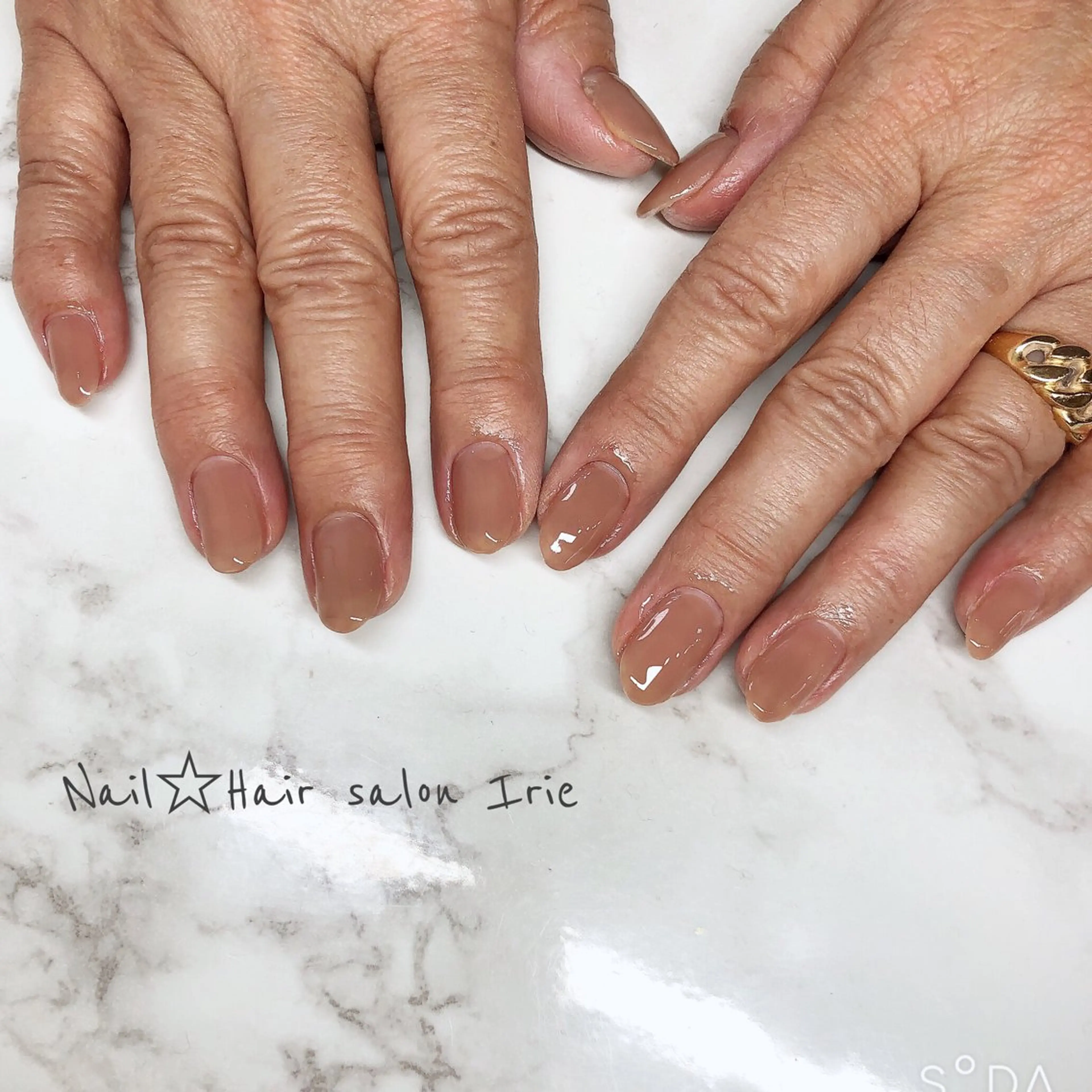 ネイル ハンドネイル ハンドケア Hair salon Irie所属・與儀 知佳のネイルデザイン