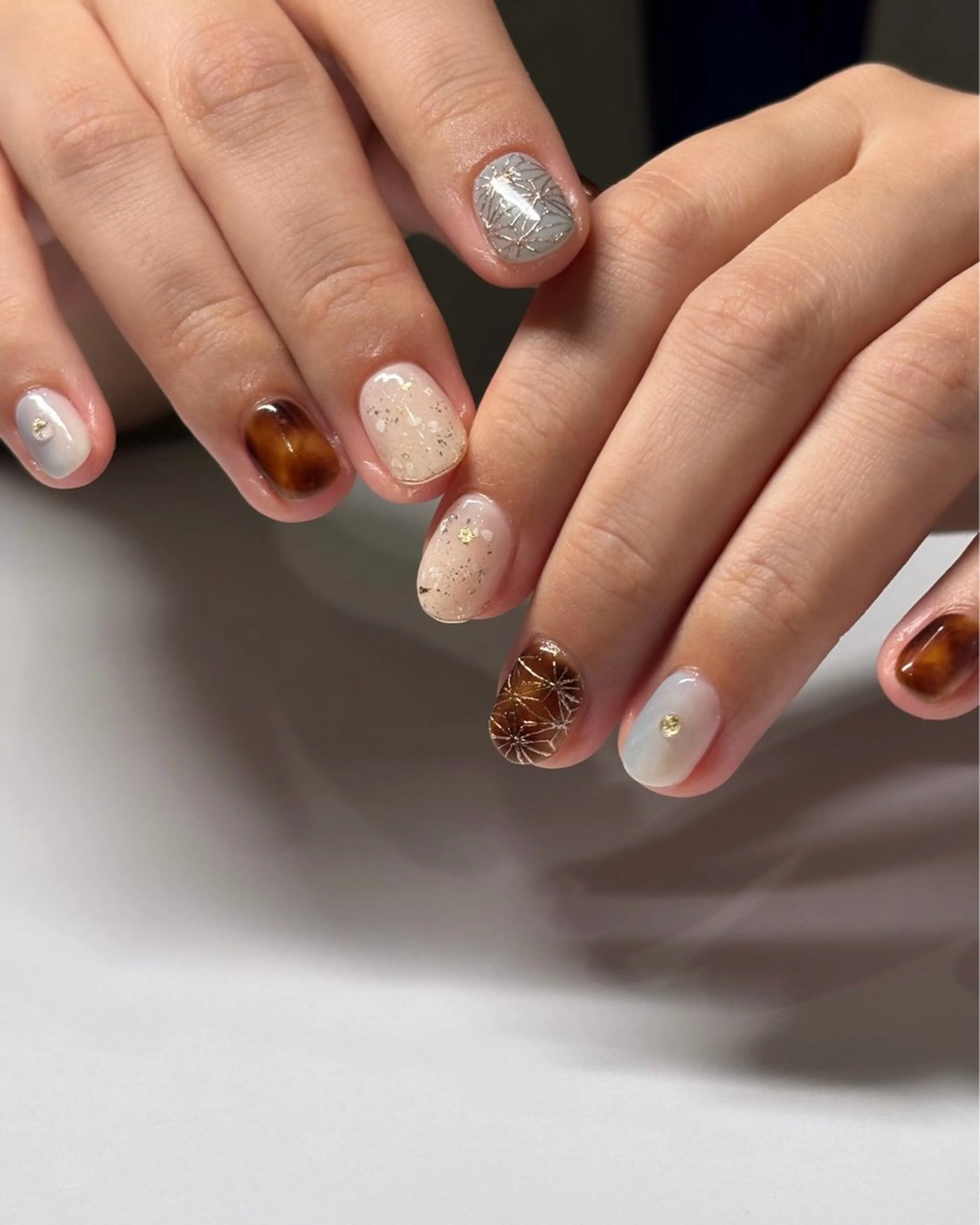 ネイル ニュアンスネイル ハンドネイル Helianthe所属・NAILARTIST MIKAのネイルデザイン