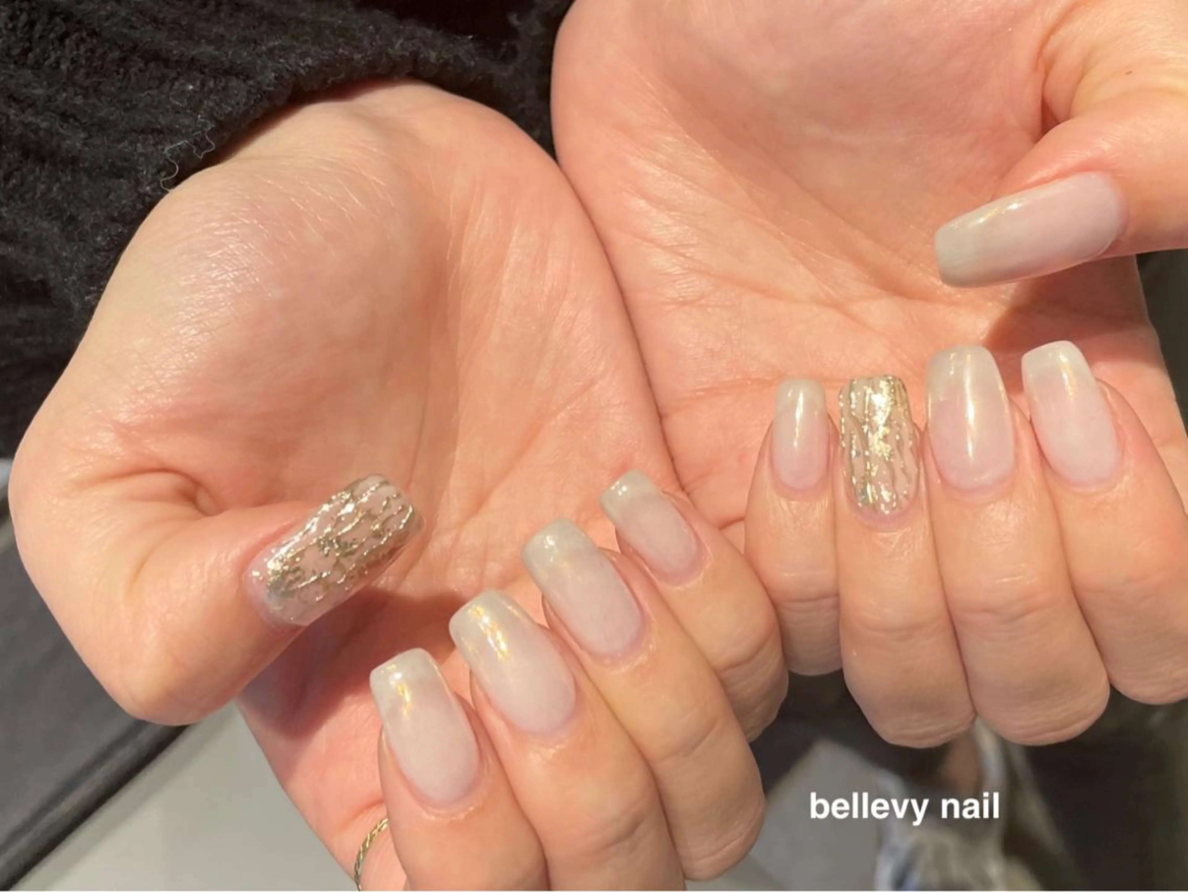 ネイル アートネイル ミラーネイル ハンドネイル bellevy所属・藤原 はずきのネイルデザイン