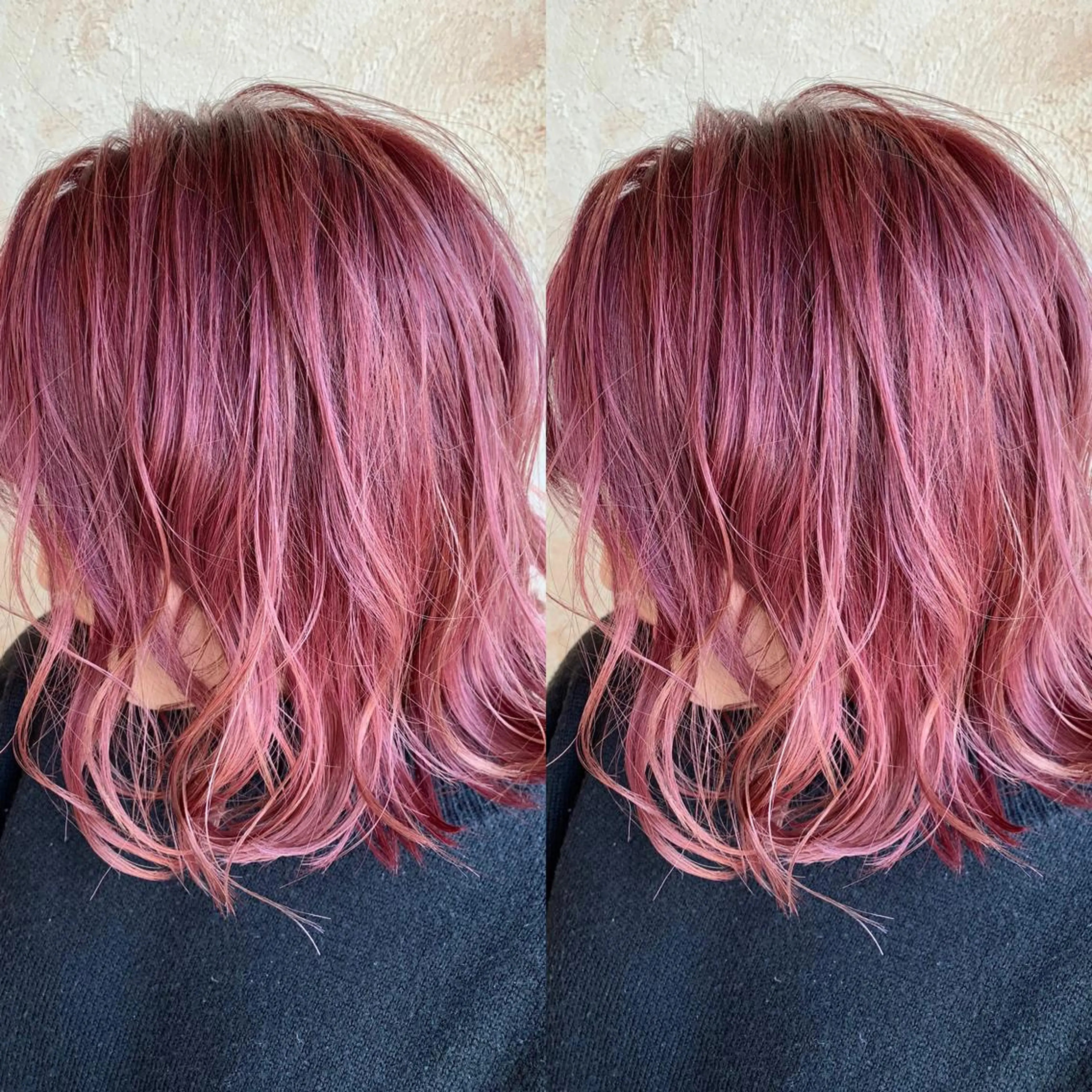 カラー カシス 水戸/ブリーチカラー ♠️♠️會澤遼真のヘアスタイル