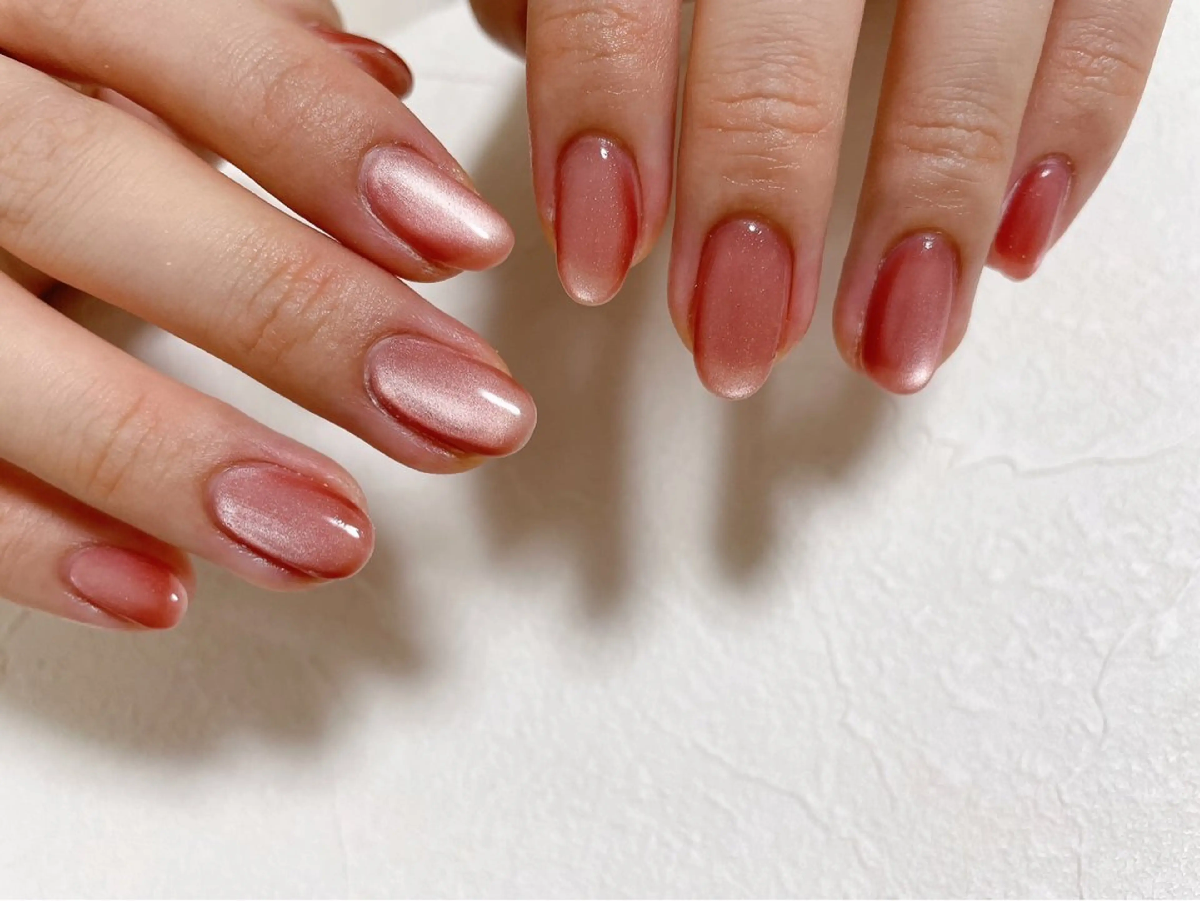 ネイル オーロラネイル フットネイル フレンチネイル ジェルネイル 韓国ネイル Mogu nail 二子玉川のネイルデザイン