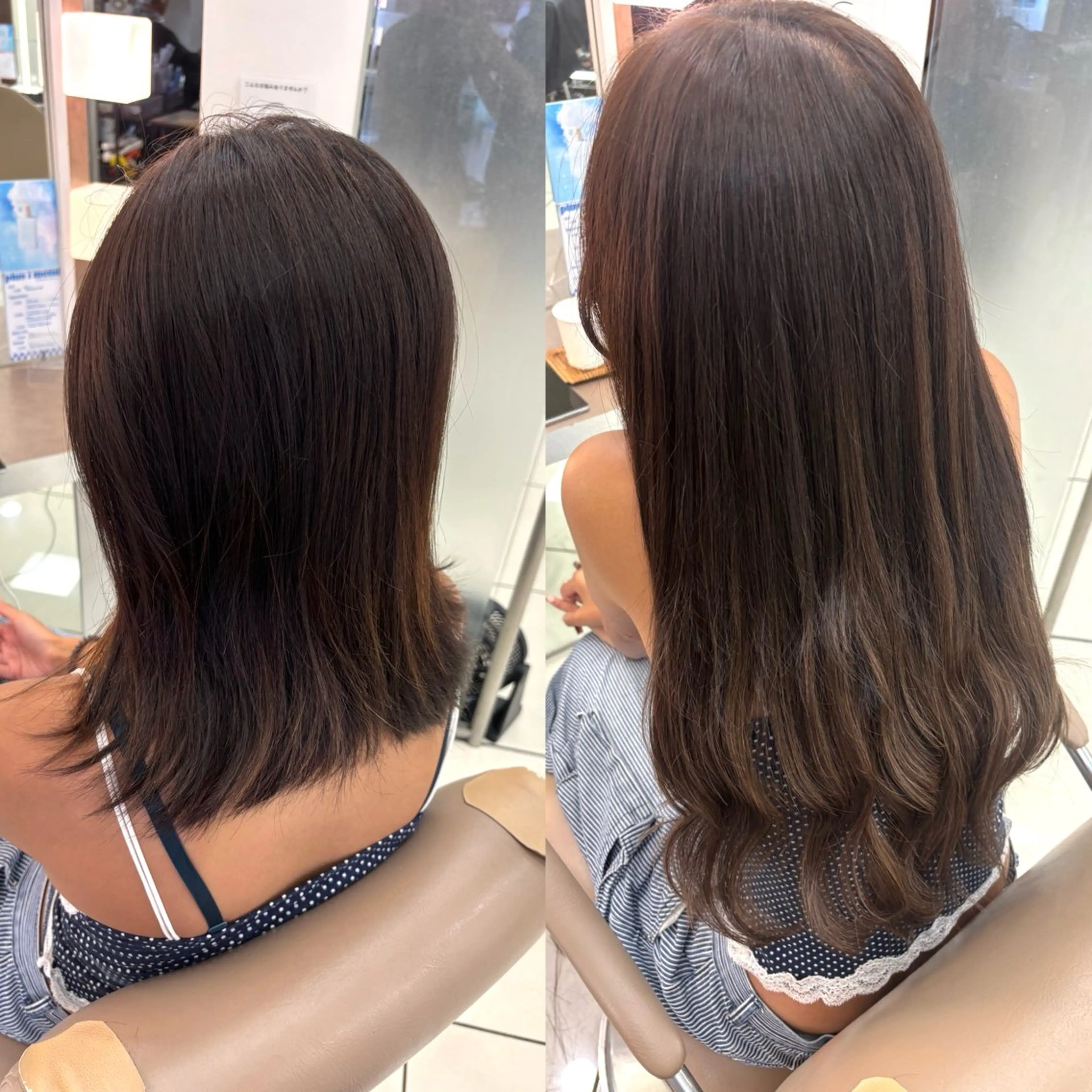 ロング カラー ヘアカラー エクステ 羽エクステ/シール エクステ/横浜駅5分のヘアスタイル