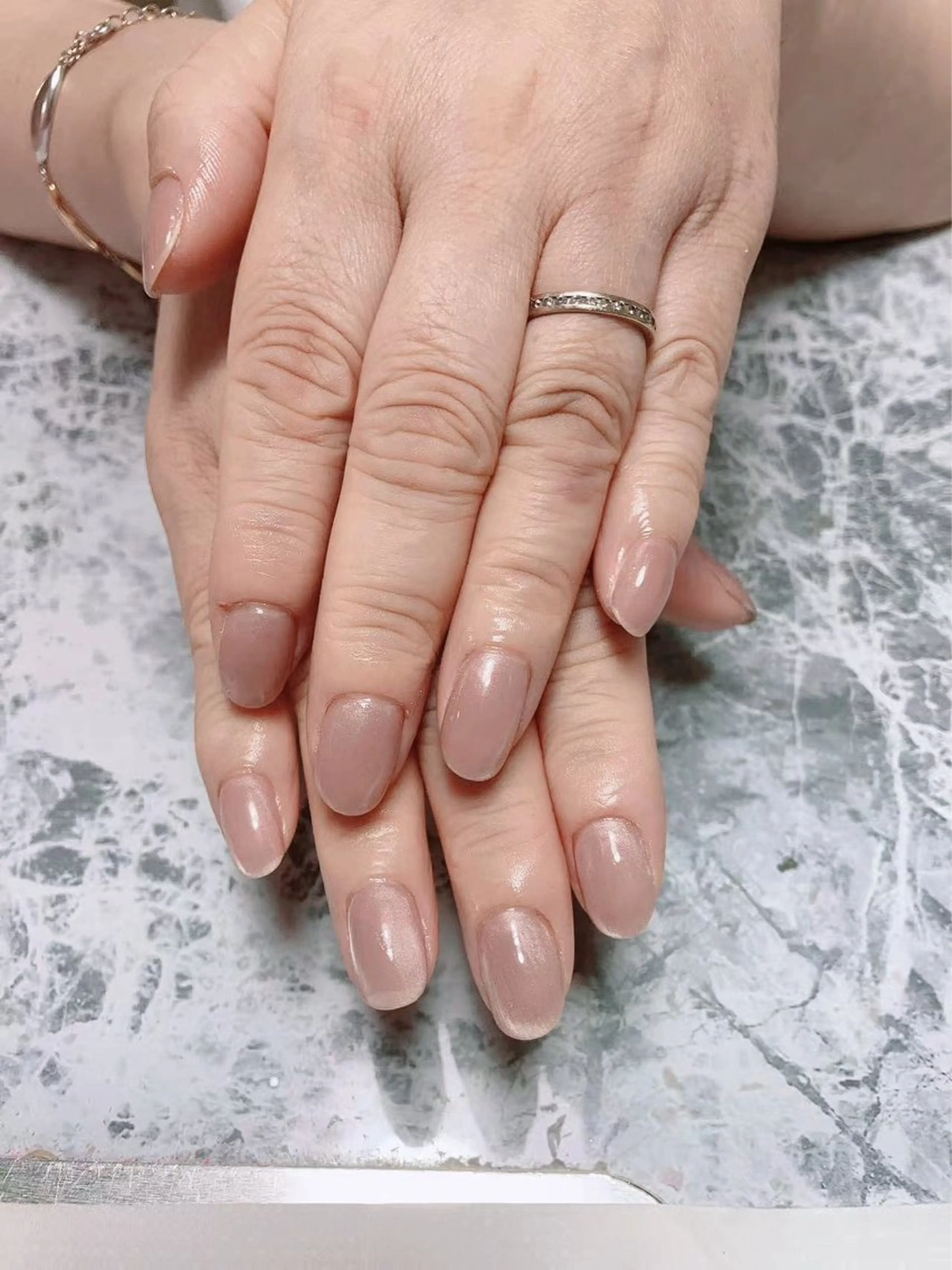 ネイル アートネイル フレンチネイル ジェルネイル グラデーション 韓国ネイル ハンドネイル 久保田 マリコのネイルデザイン