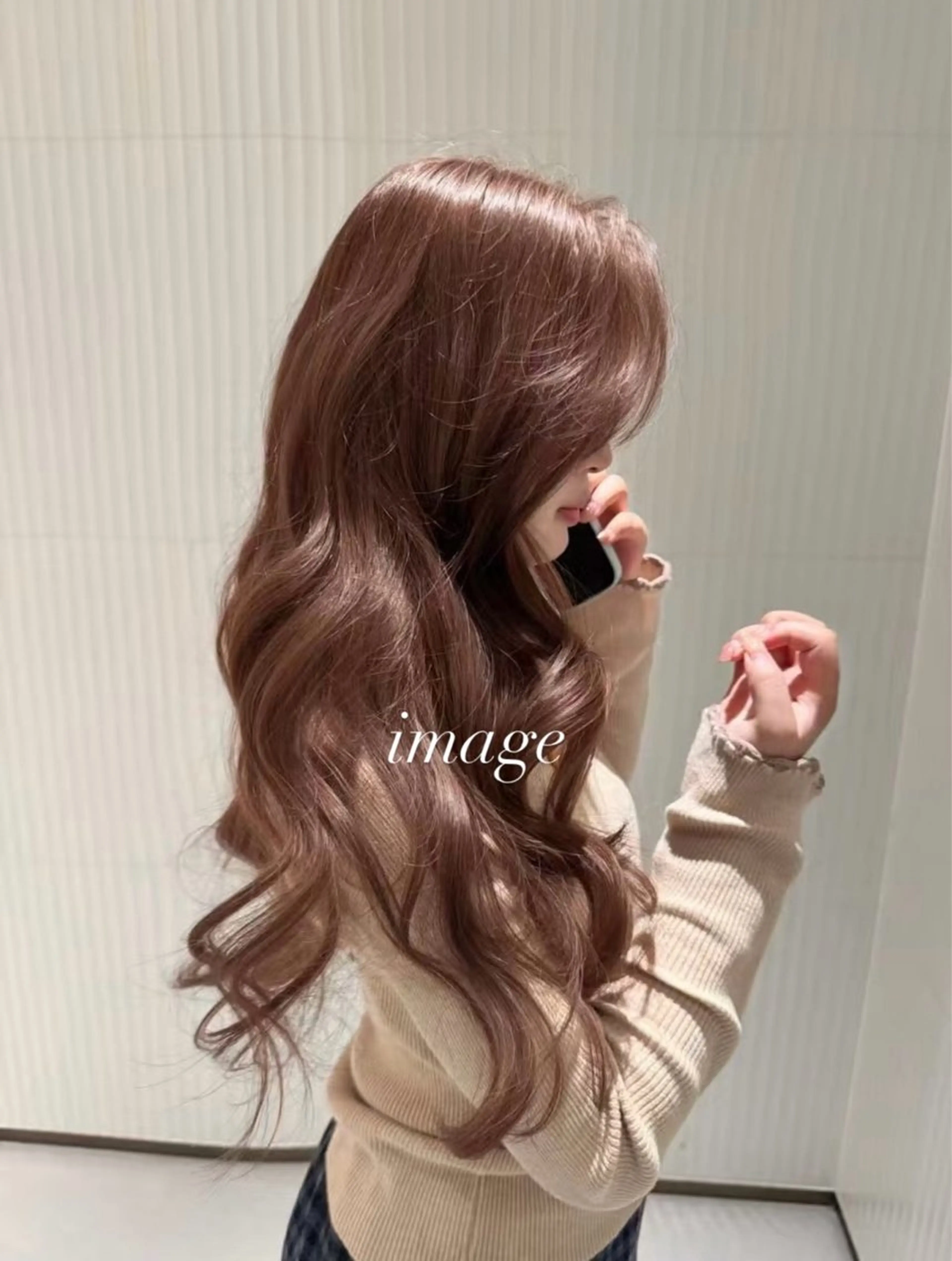 ロング カラー wagon by afloat/天音のヘアスタイル