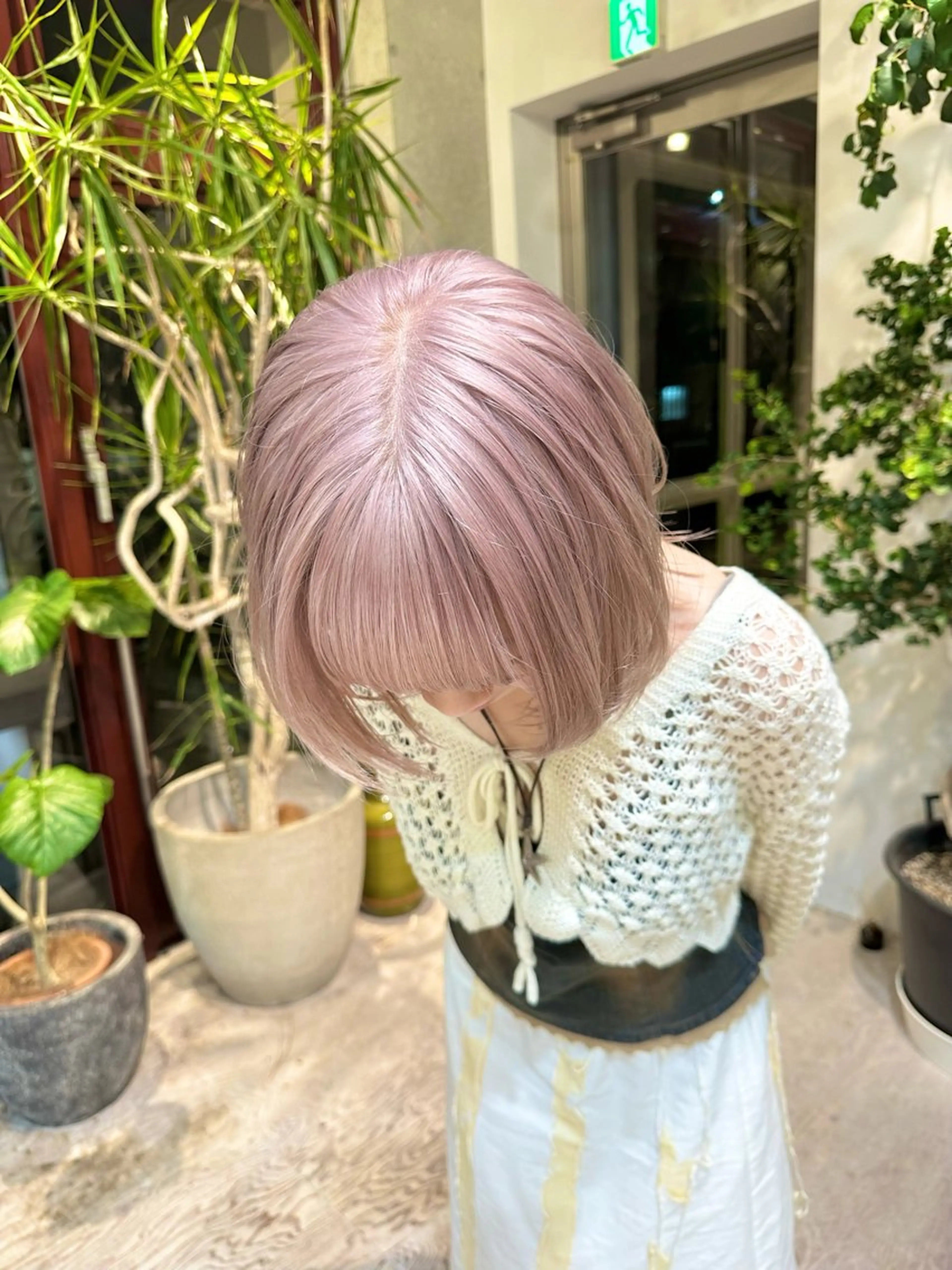 ショート カラー ヘアカラー トリートメント kai .のヘアスタイル