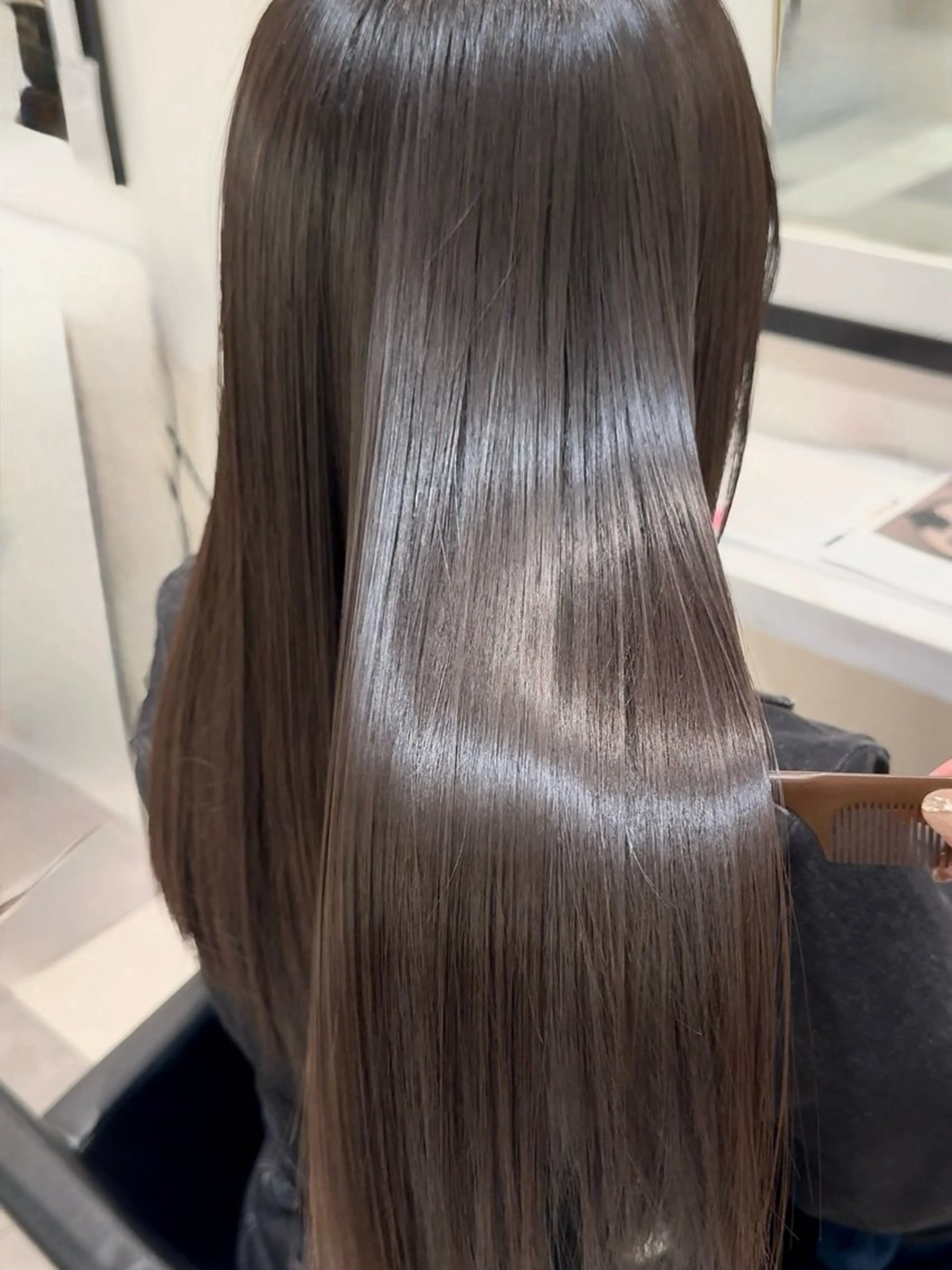 ロング カラー 髪質改善 縮毛矯正 カット 縮毛矯正 美髪矯正/ 伊藤 更のヘアスタイル