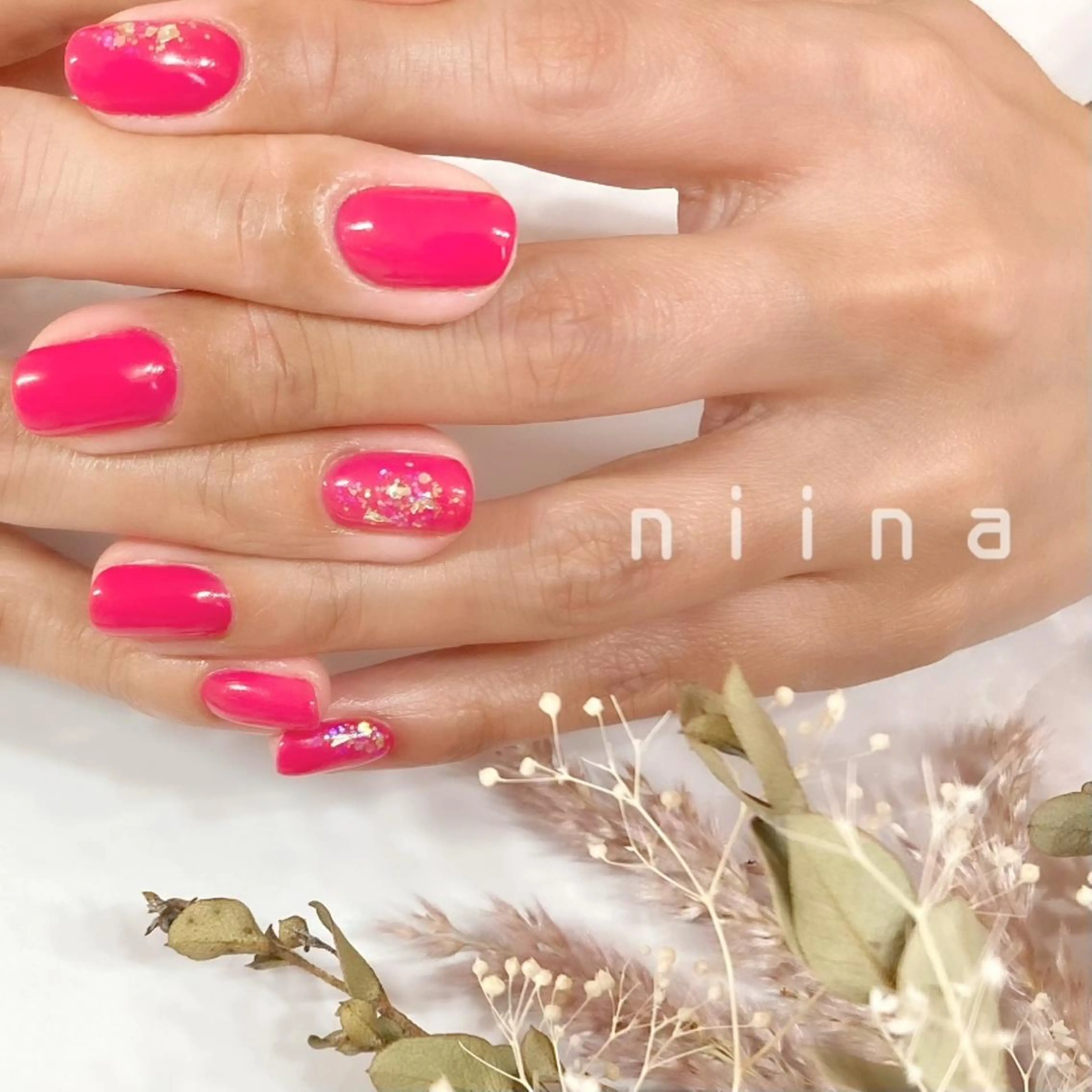 ネイル ワンカラーネイル niina所属・n i i n a  -eye&nail-のマツエク・マツパデザイン