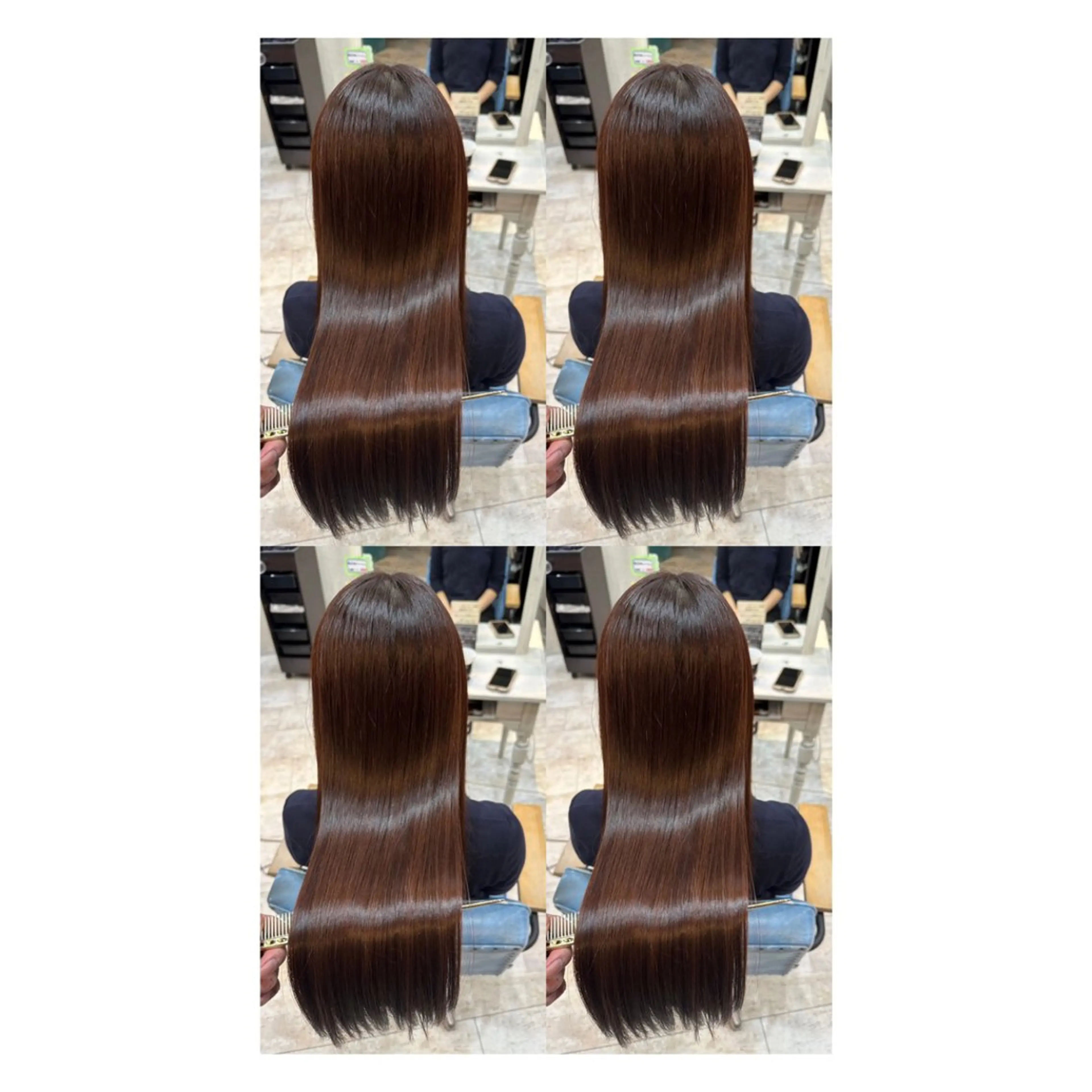 ロング カラー 透明感カラー 髪質改善 縮毛矯正 トリートメント カット ヘアカラー トリートメント 店長✨レイヤー✖️ 髪質改善✖️韓国ヘアのヘアスタイル