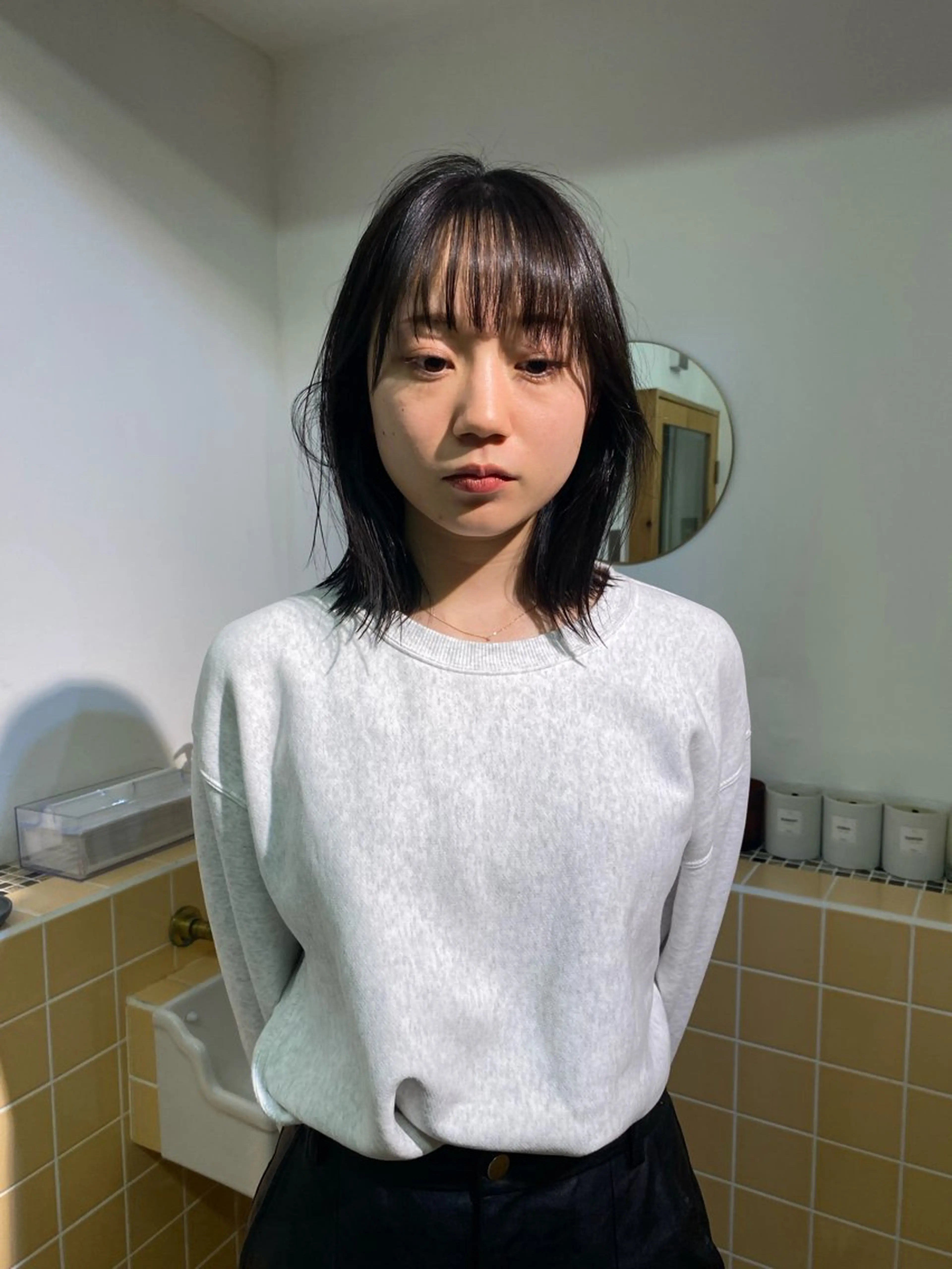 ミディアム カラー iroha/ n.w.h🎀のヘアスタイル