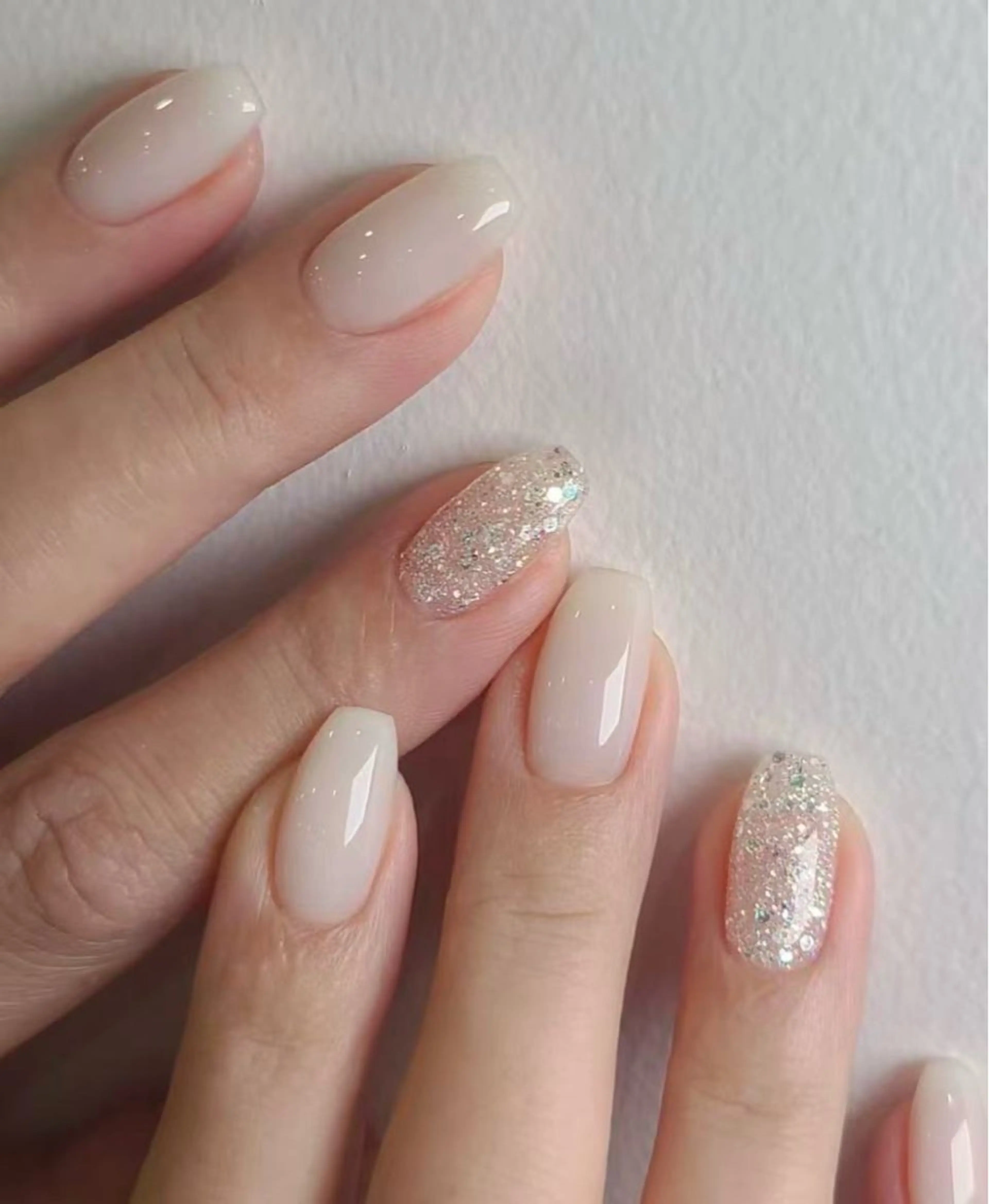 💅 ラメ＋ワンカラー（研修メニュー）の写真