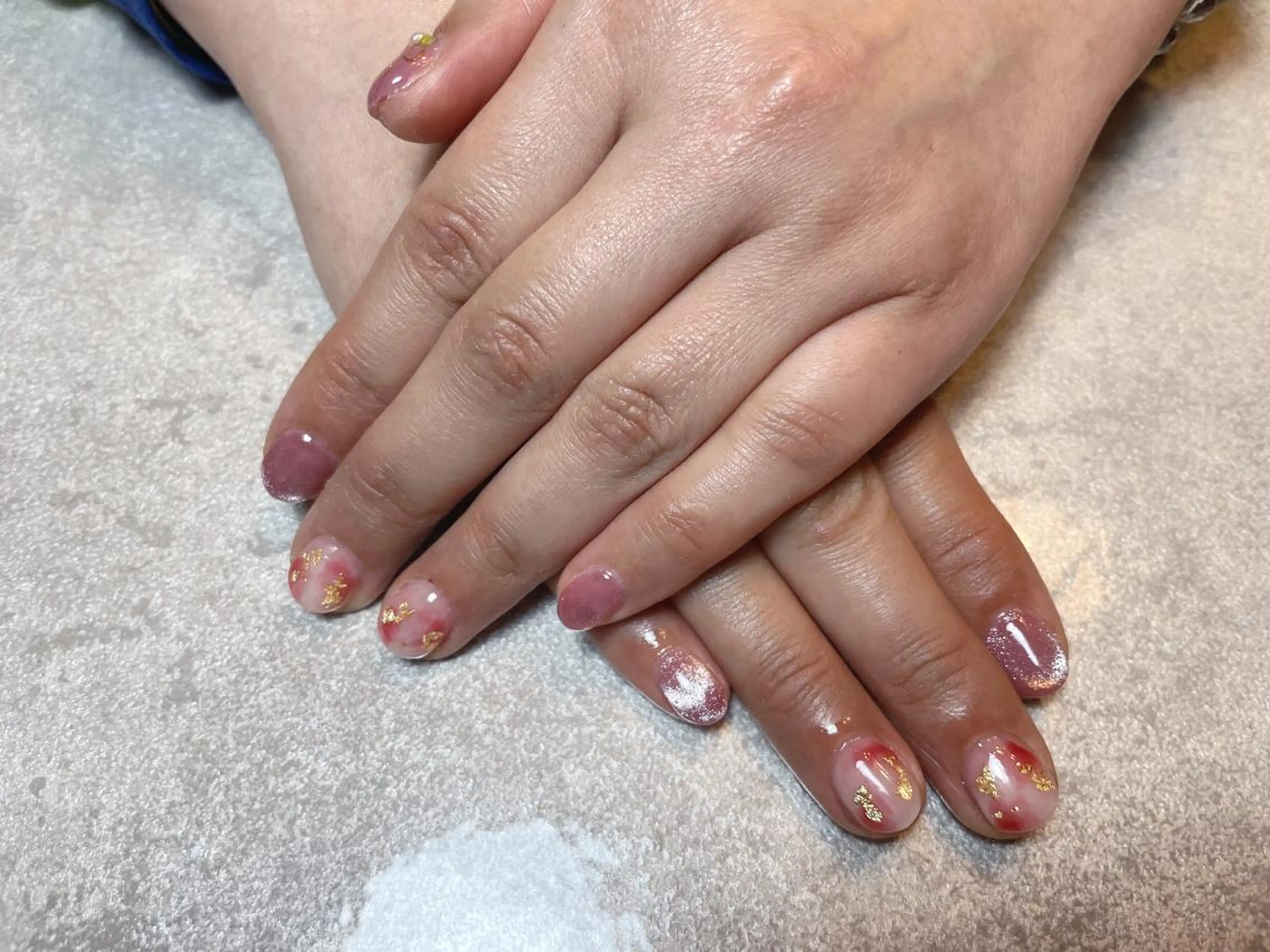 ネイル ジェルネイル キラキラネイル マグネットネイル ニュアンスネイル パラジェル BLANCEnail所属・BLANCnail yuuのネイルデザイン