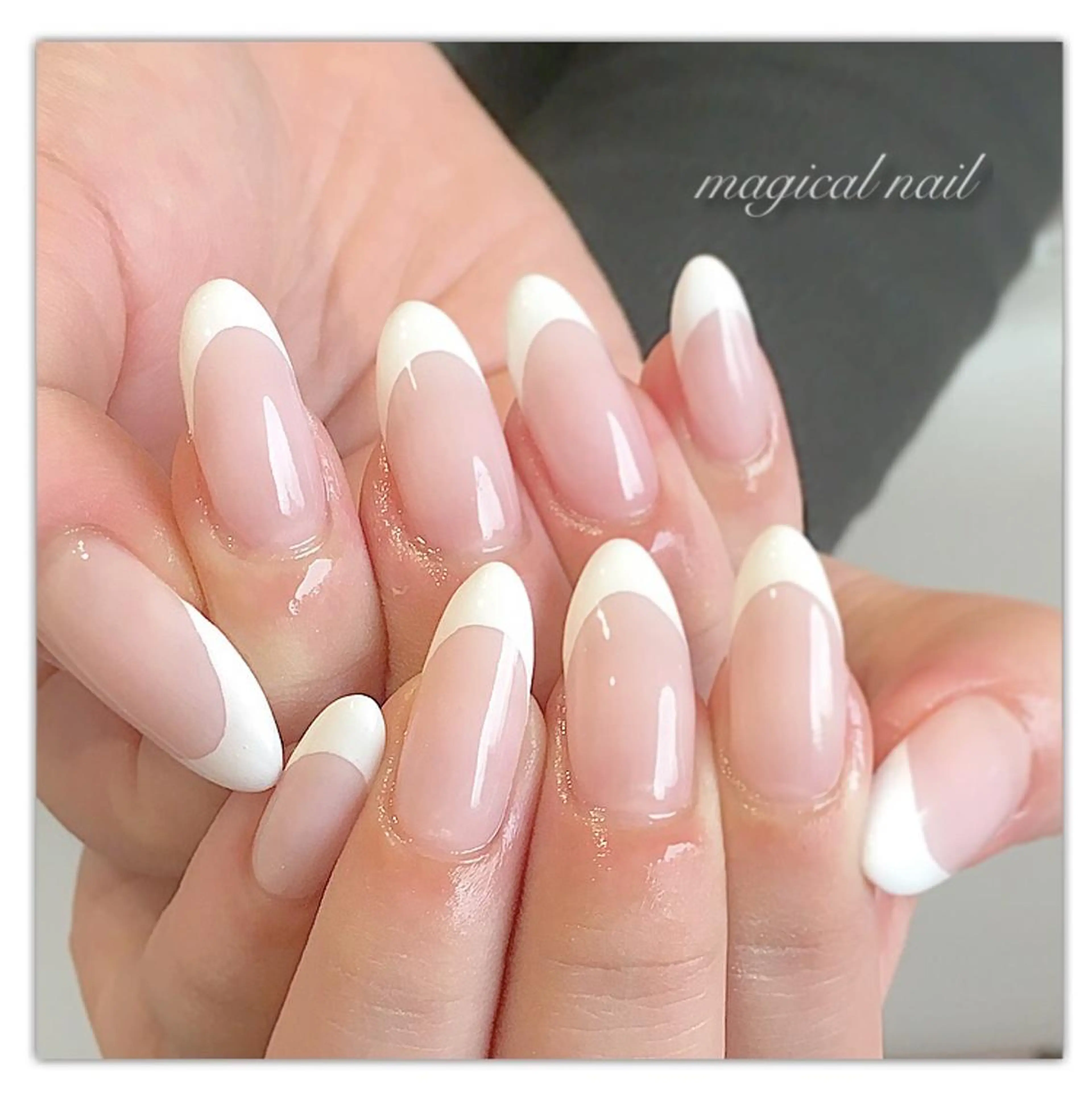 ネイル フレンチネイル グラデーション ハンドネイル magical nailのネイルデザイン