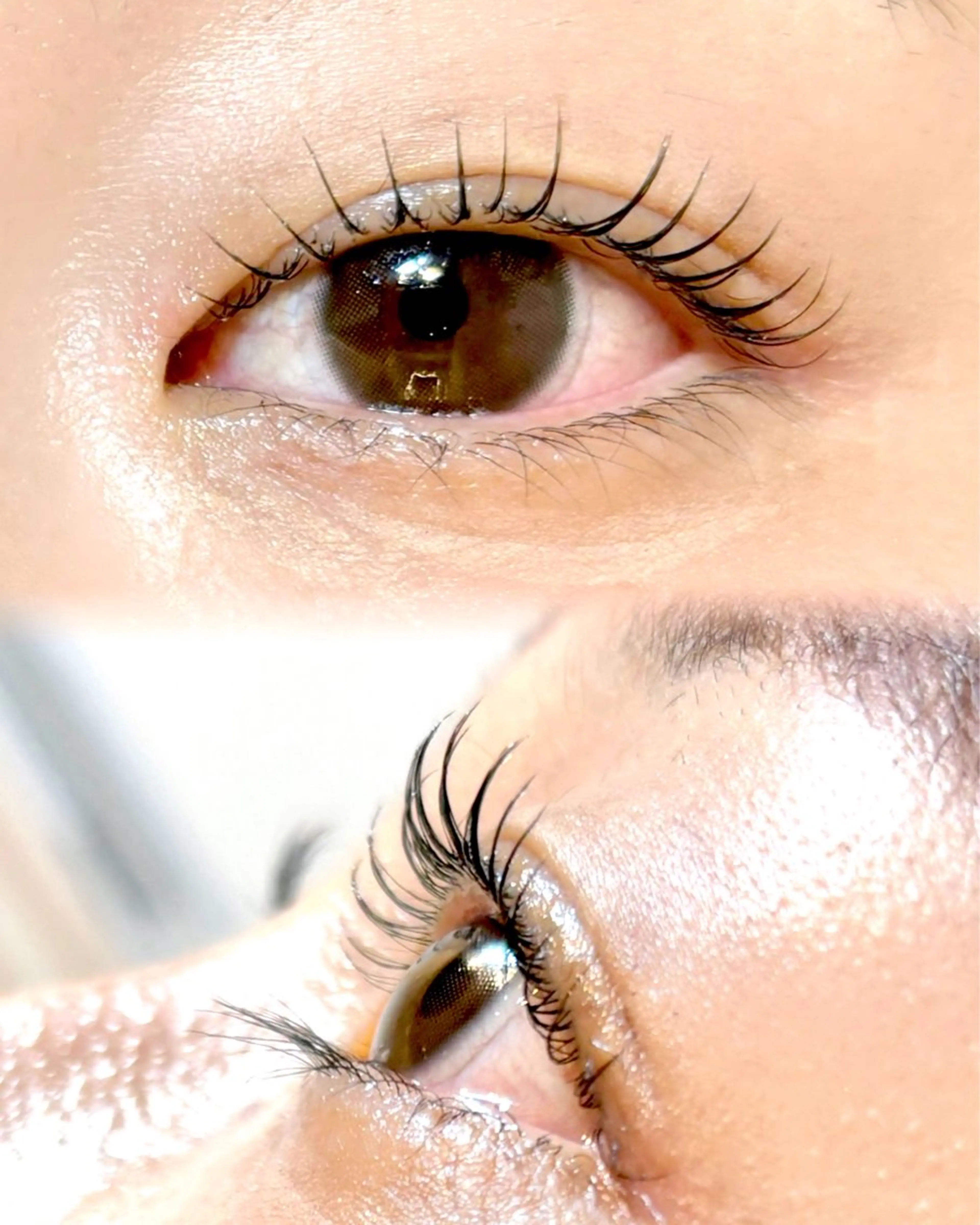 マツエク・マツパ ナチュラル パリジェンヌラッシュリフト まつげパーマ 一重×まつ毛パーマ 表参道eyelist KONOMIのマツエク・マツパデザイン