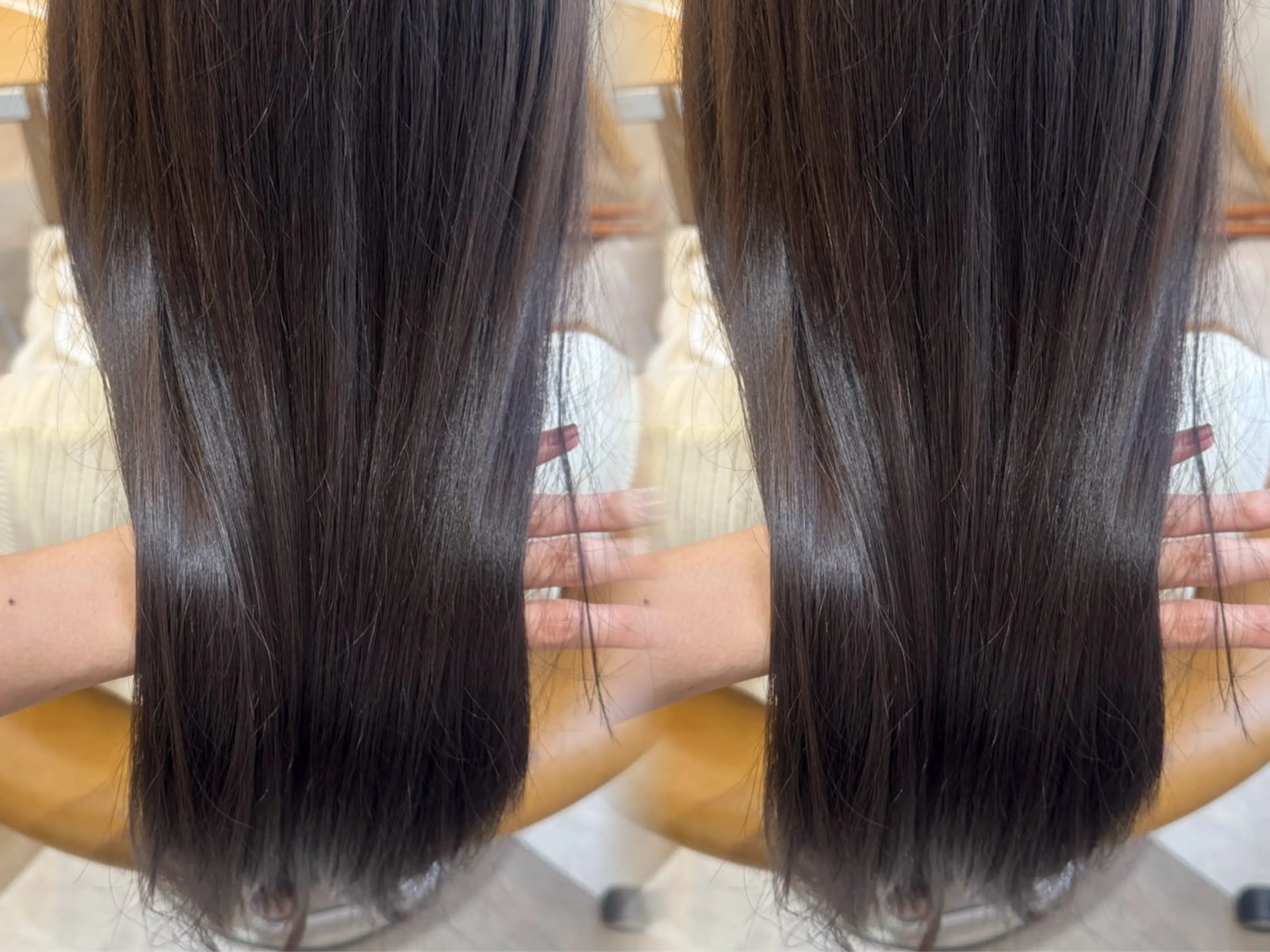 ロング ヘアカラー 橋本 りくのヘアスタイル