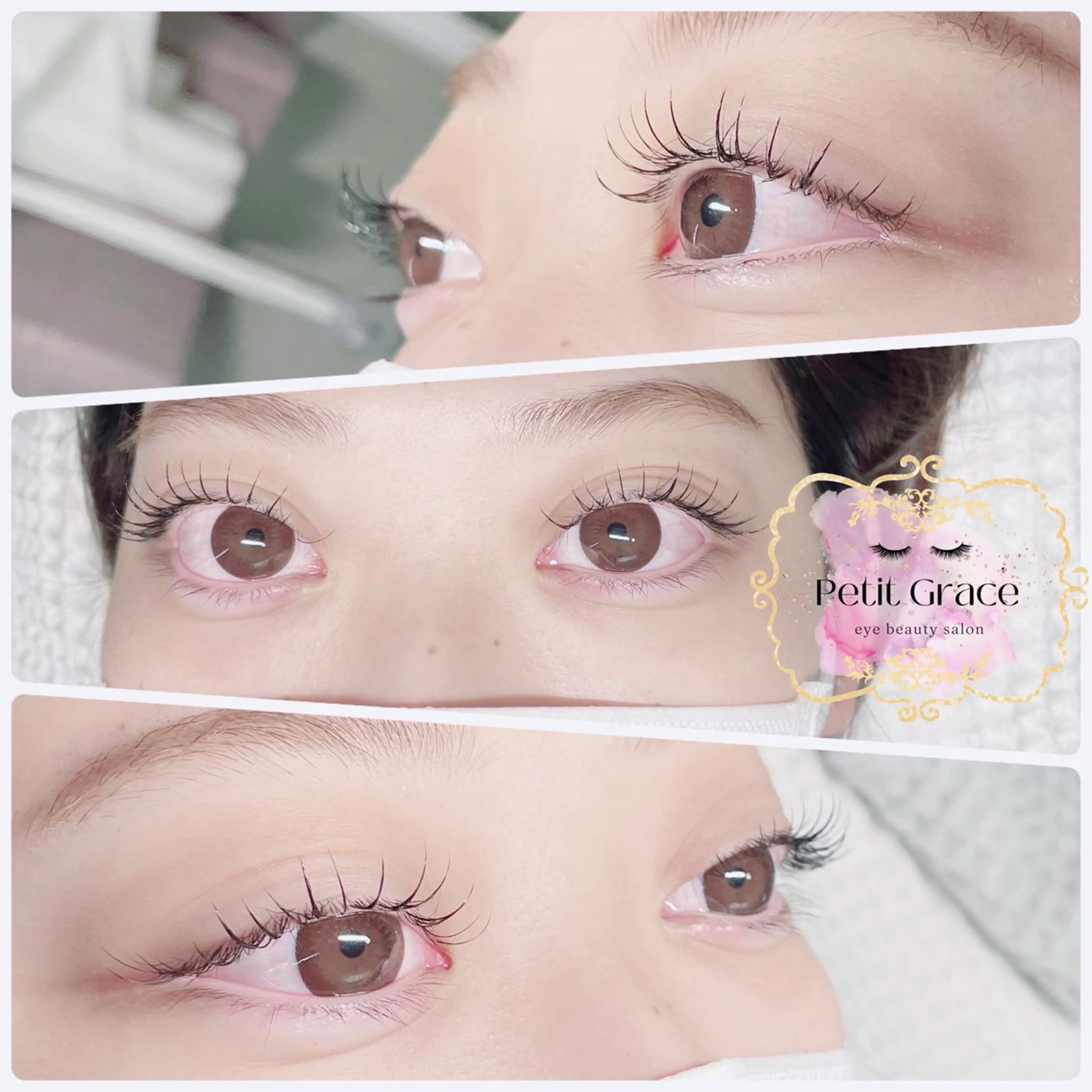 マツエク・マツパ フラットラッシュ Petit graceのマツエク・マツパデザイン