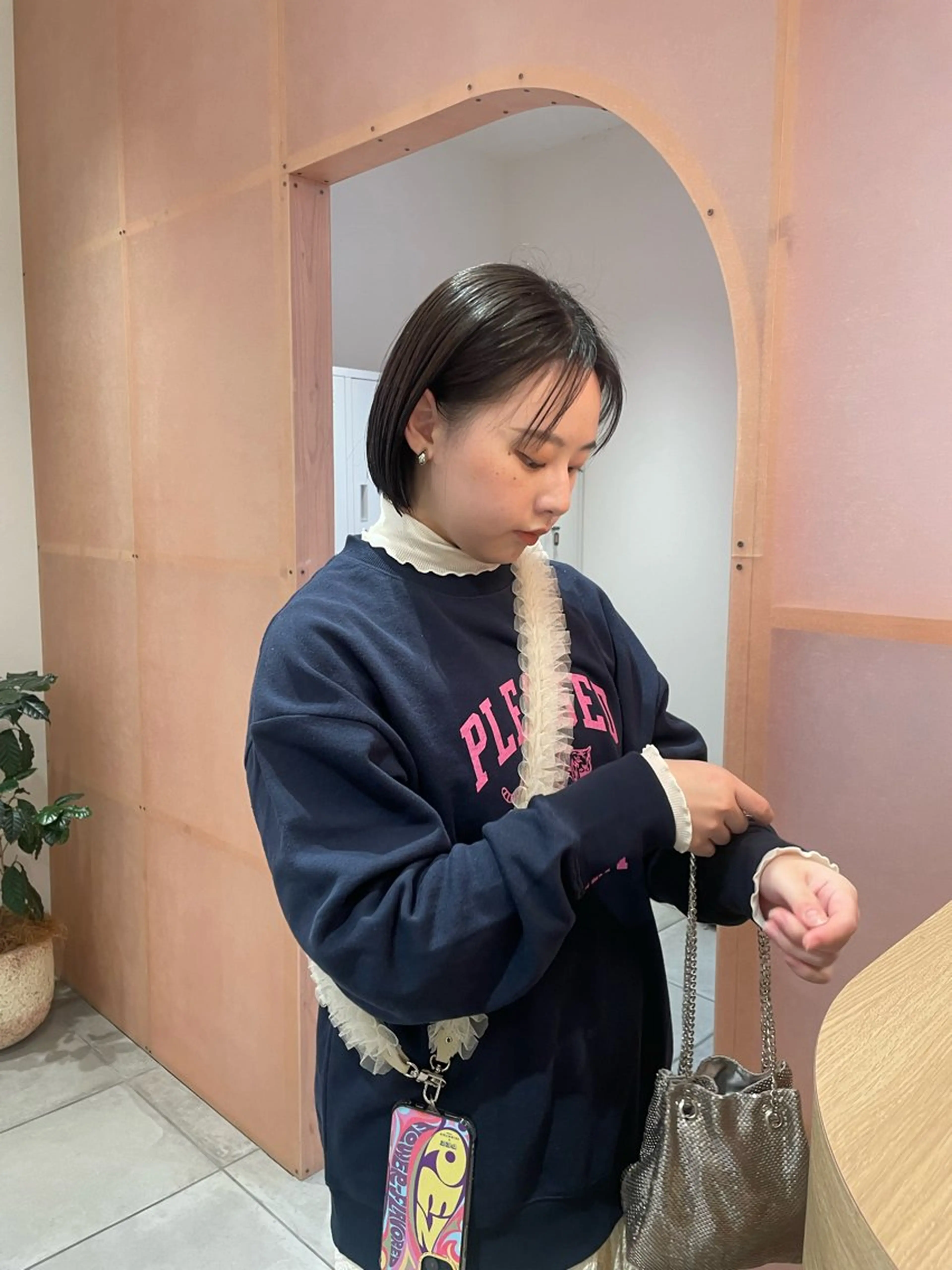 ショート カット トリートメント 前原  千尋のヘアスタイル