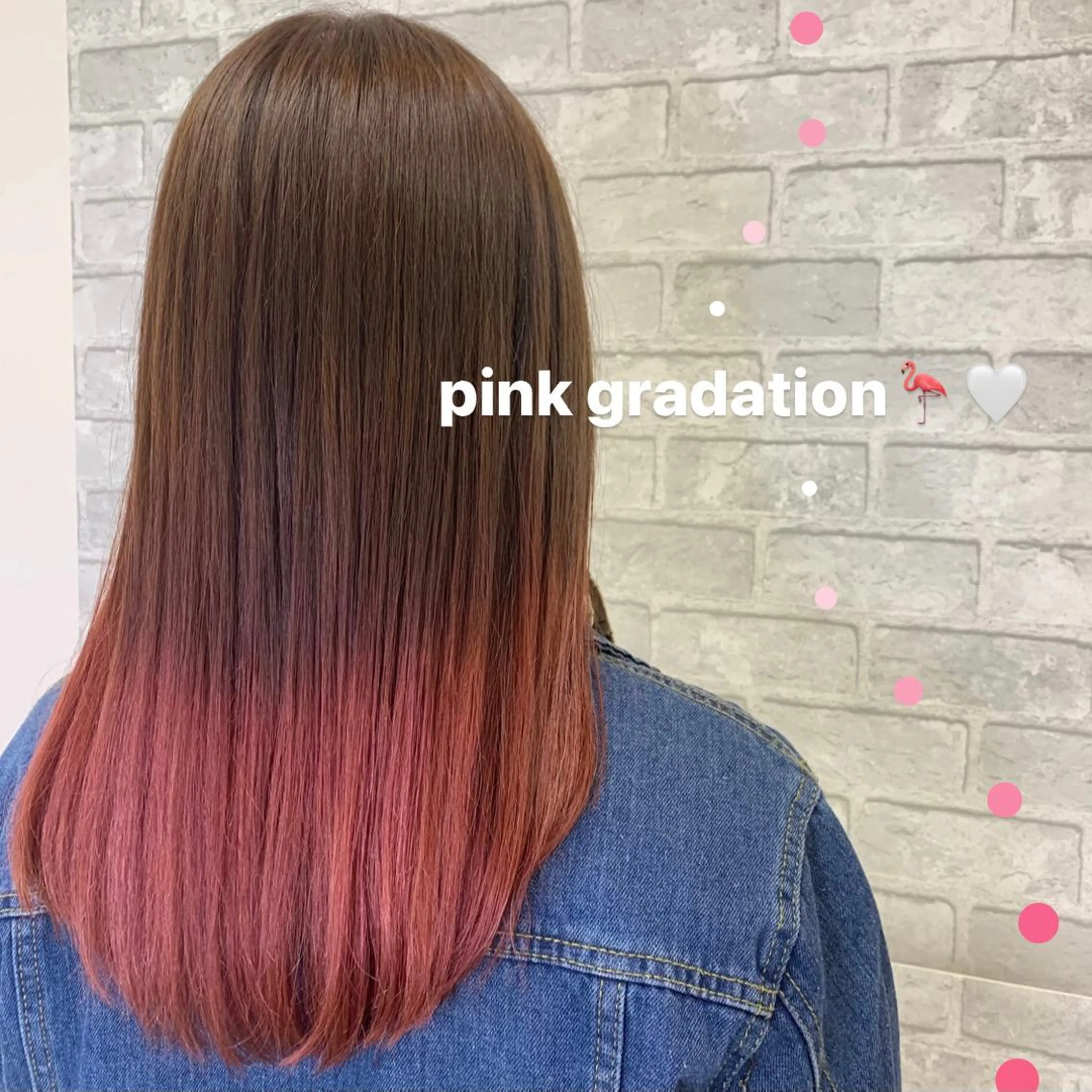 ロング カラー グラデーションカラー Hana ♡ marshu梅田のヘアスタイル