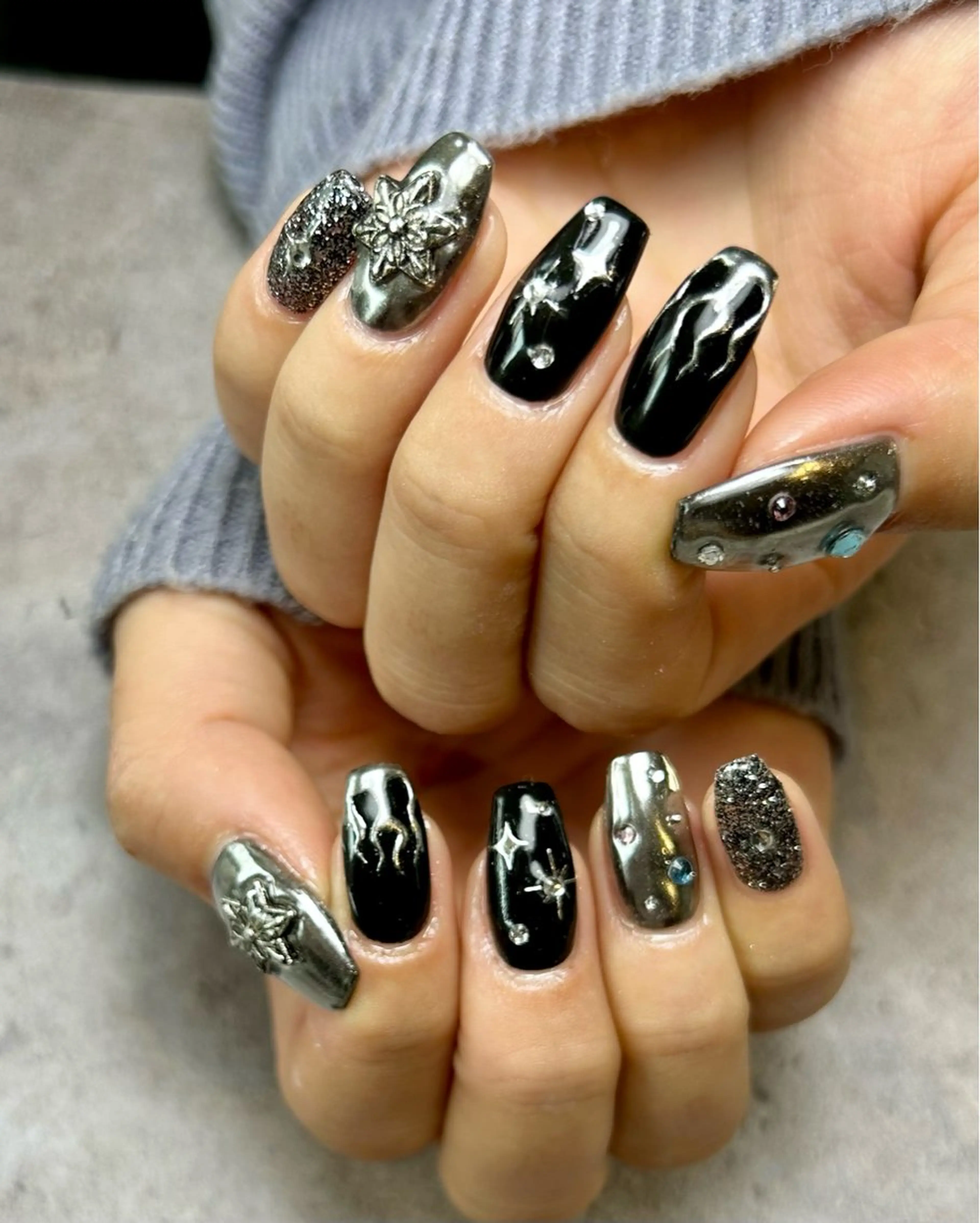 ネイル 持ち込み ハンドネイル Reflection marikoのネイルデザイン