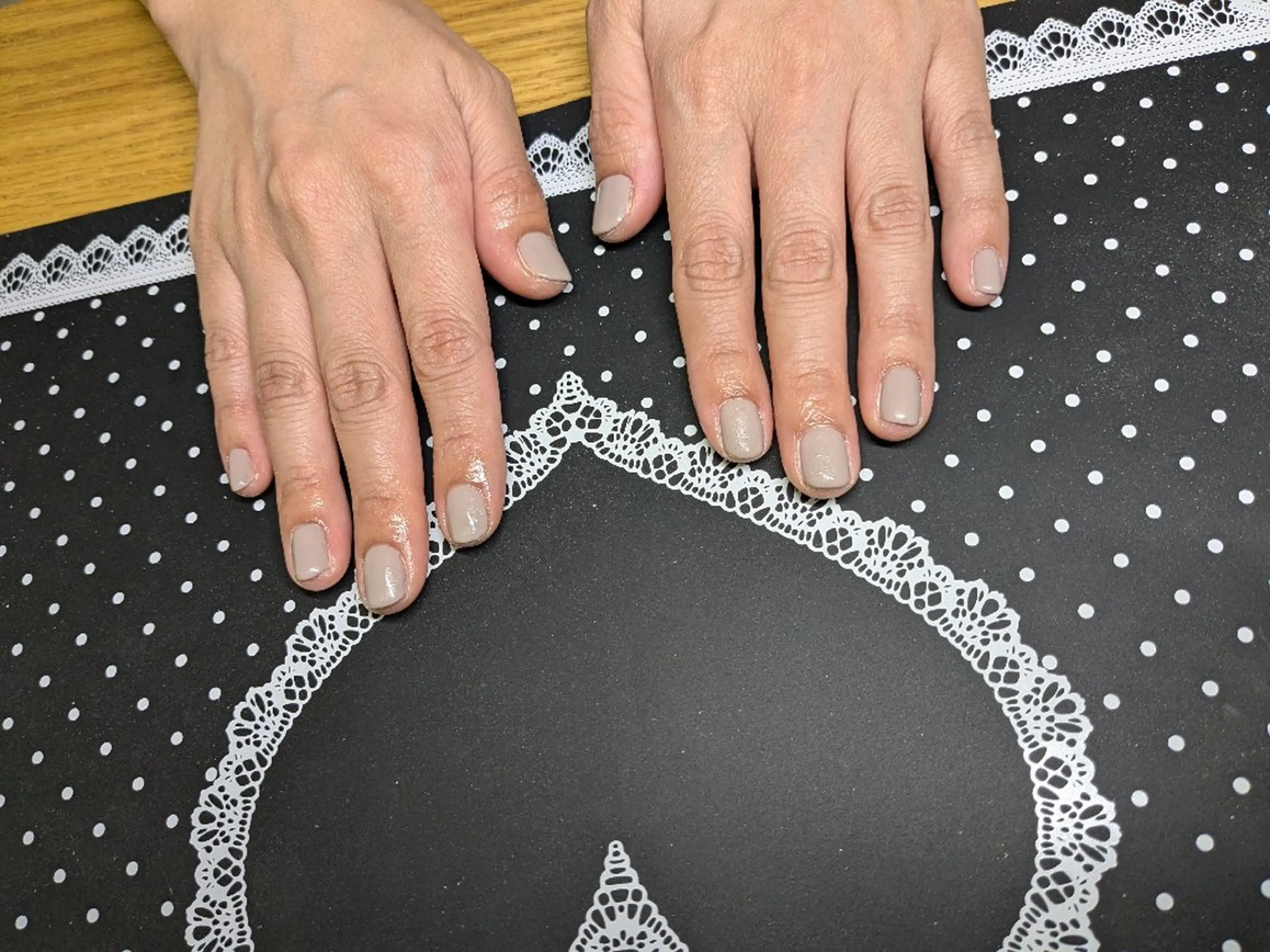 ネイル ワンカラーネイル hair make Re:birth所属・Re:birth Manaのマツエク・マツパデザイン