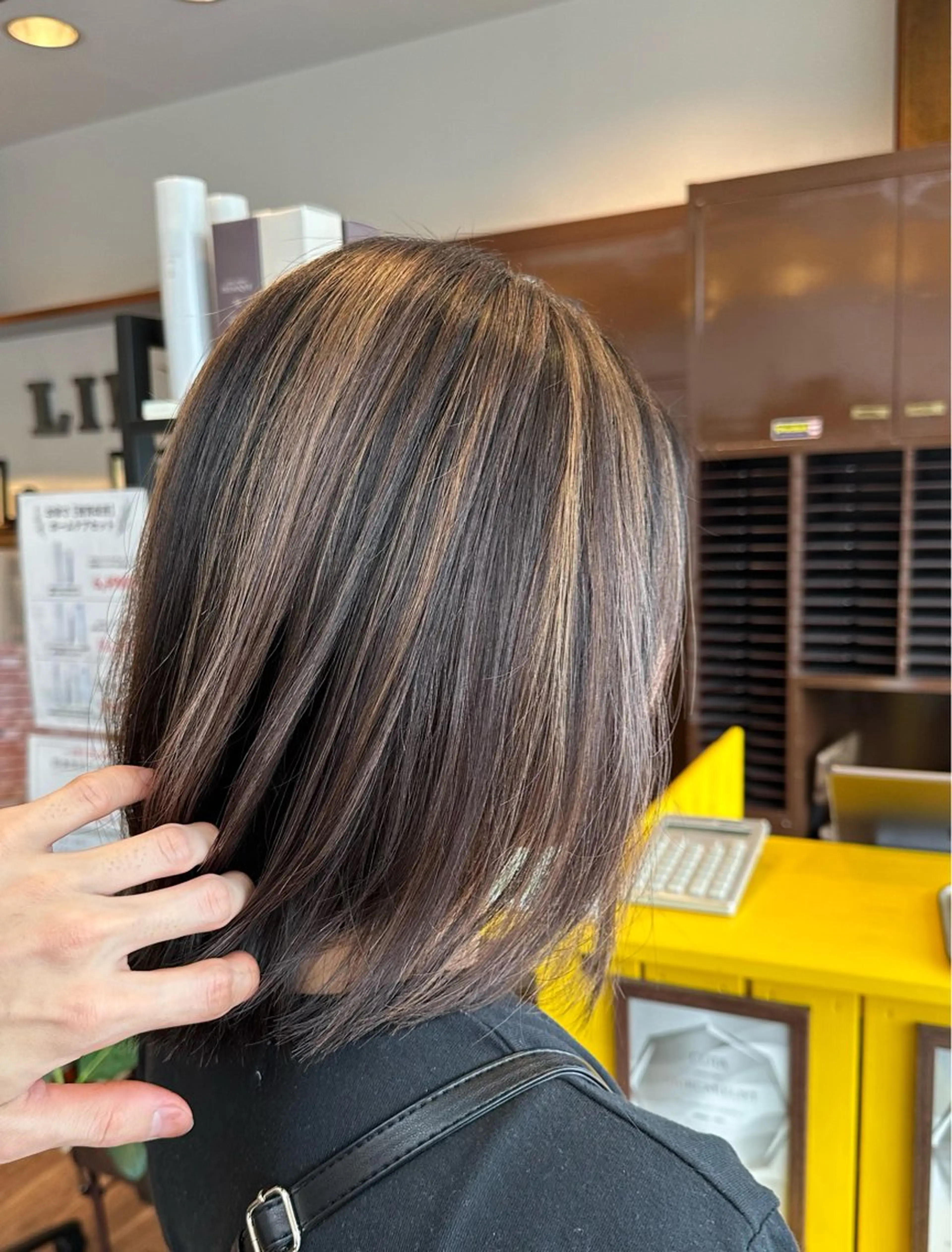 ミディアム カラー Lin.所属・ハイトーン/デザイン カラー/大輔のヘアスタイル