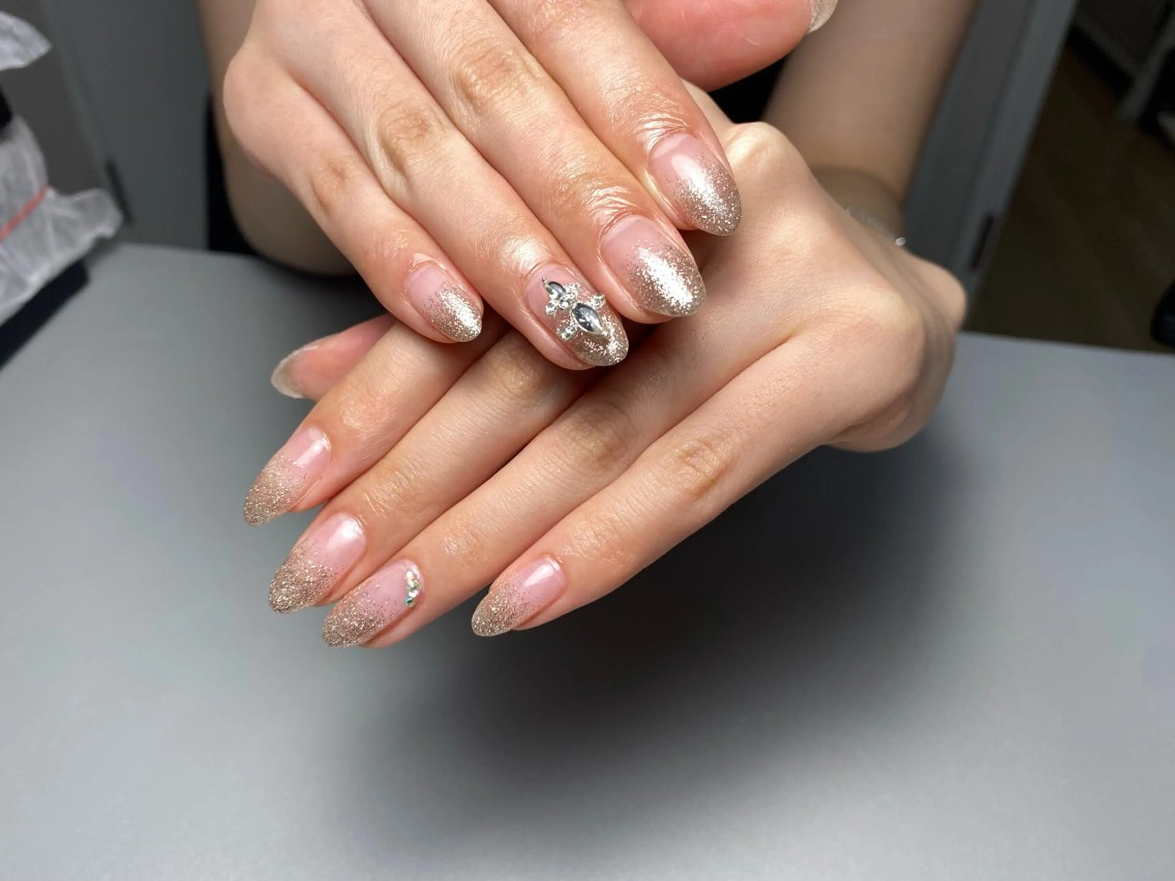 ［ハンドネイル］ラメグラ✨オフ込み❗️の写真