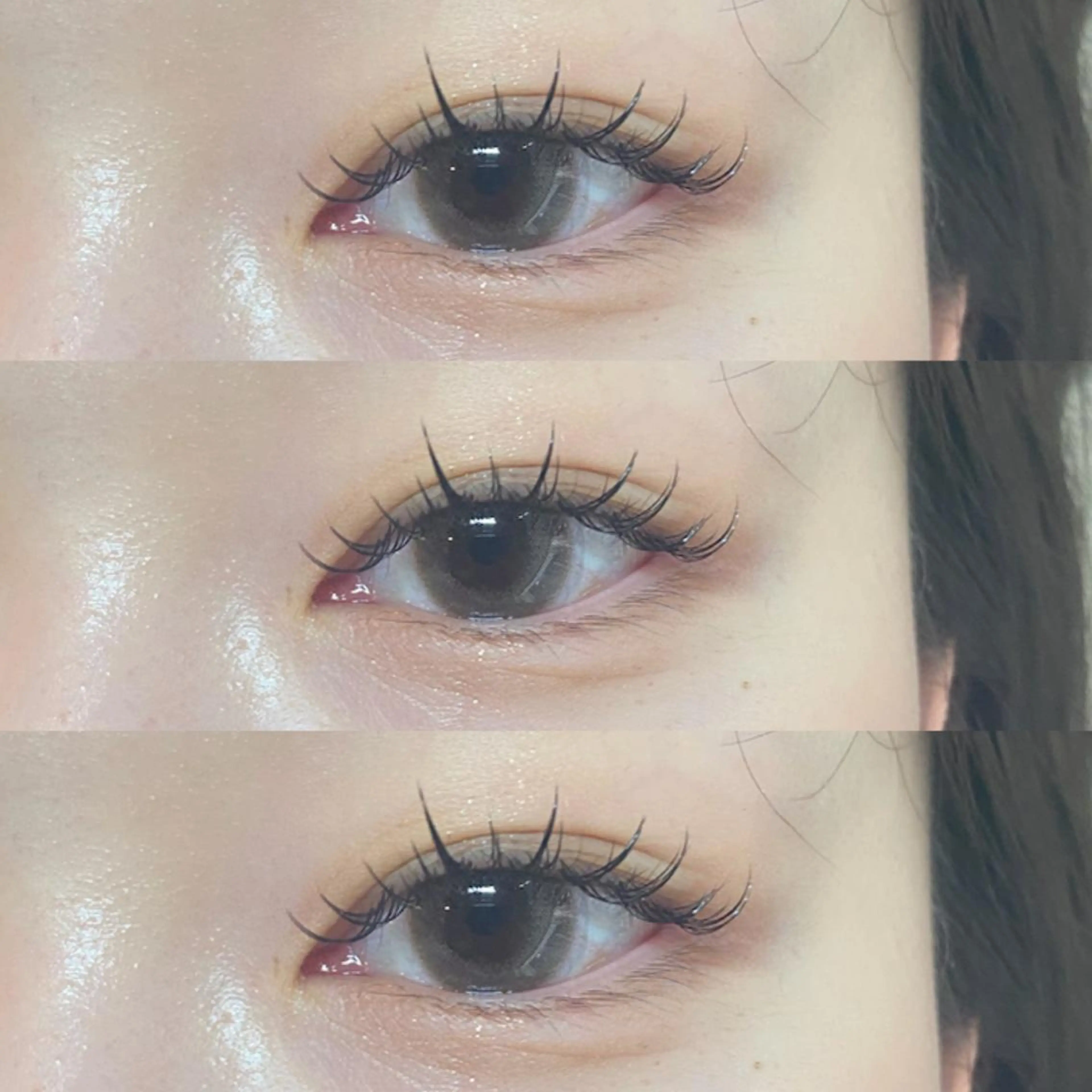 マツエク・マツパ 束感まつ毛 フラットラッシュ 千島 里歩のマツエク・マツパデザイン