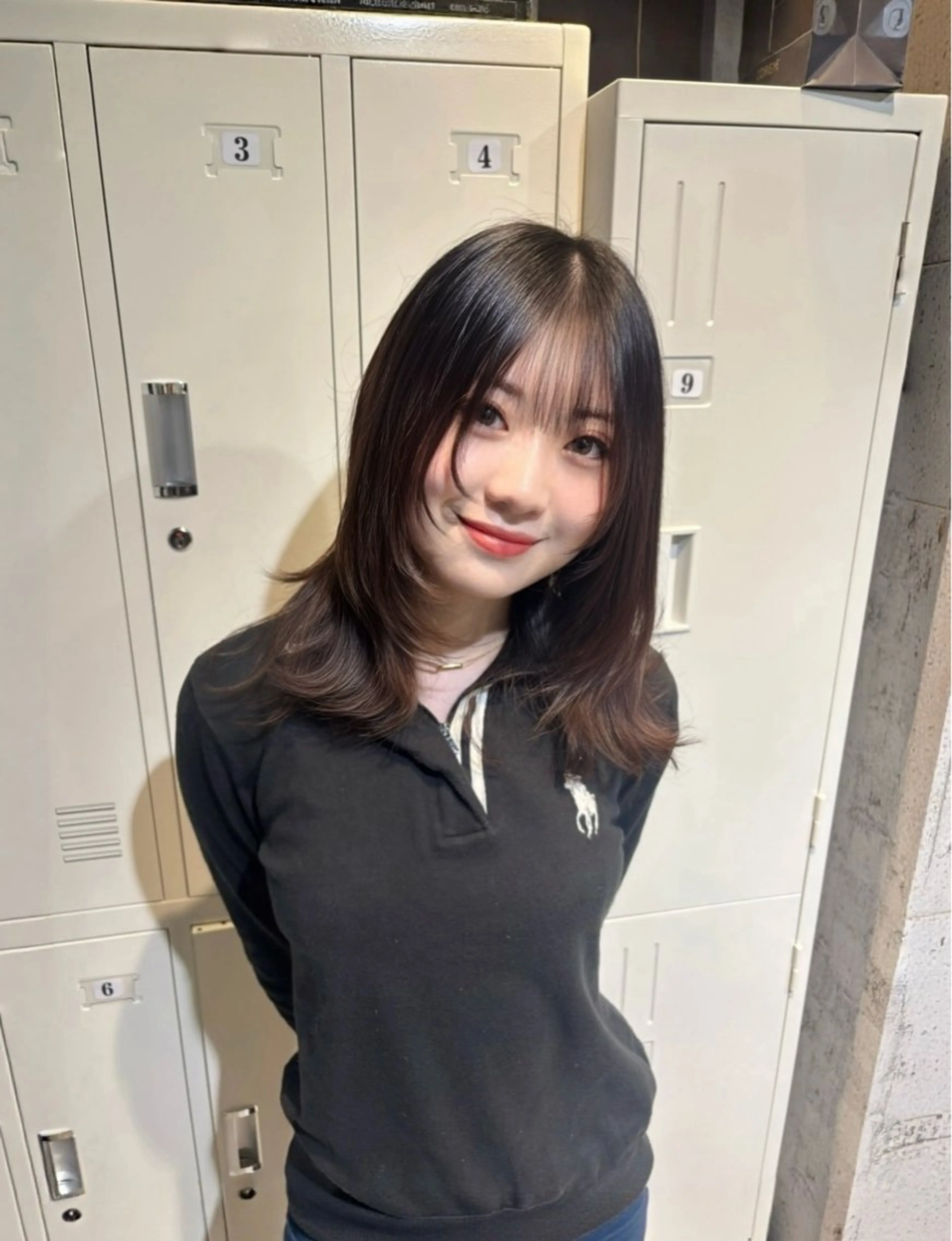 セミロング ヘアアレンジ カット 韓国髪質改善艶カラー /レイヤー/miyuのヘアスタイル