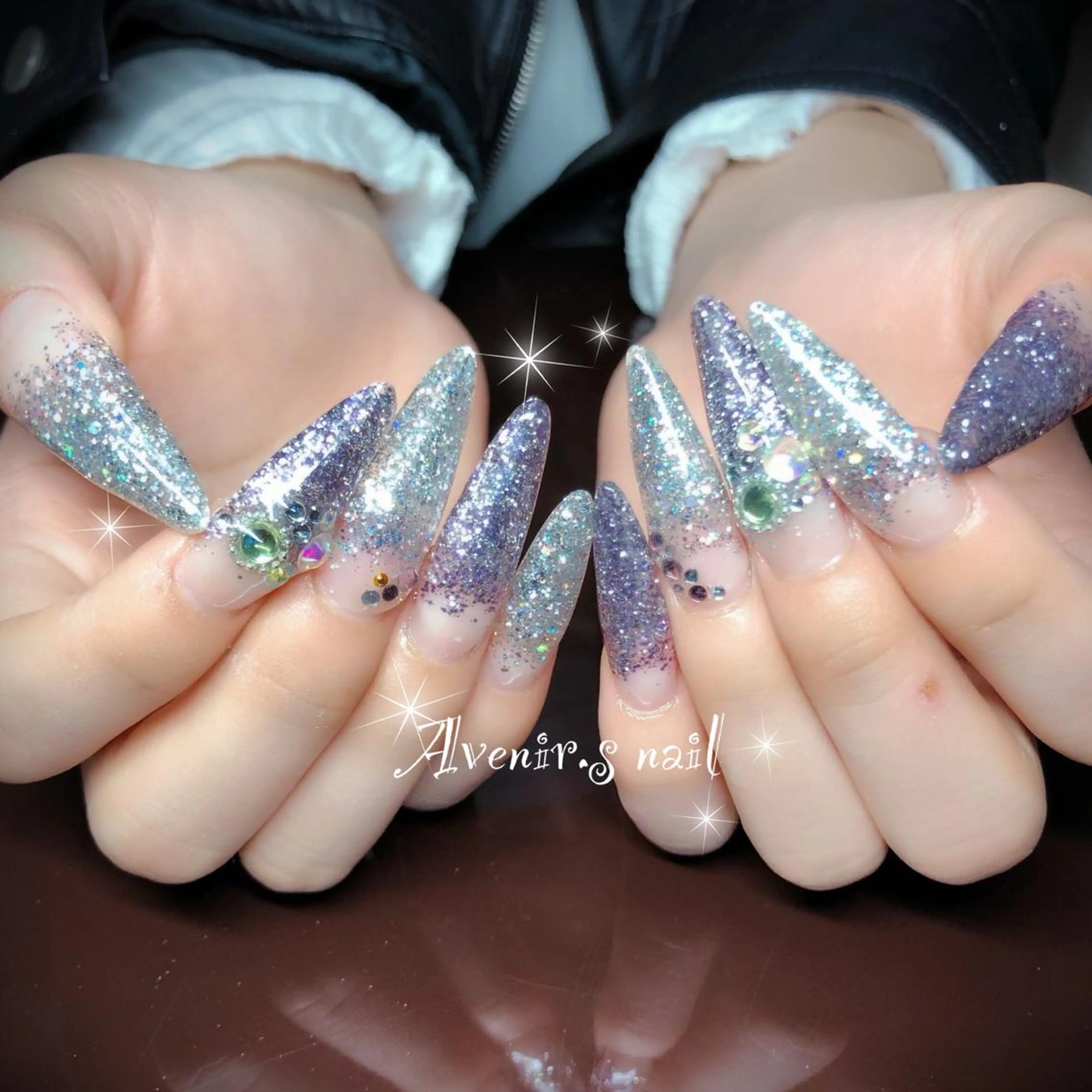 ネイル ロングネイル Home Salon Avenir.のネイルデザイン