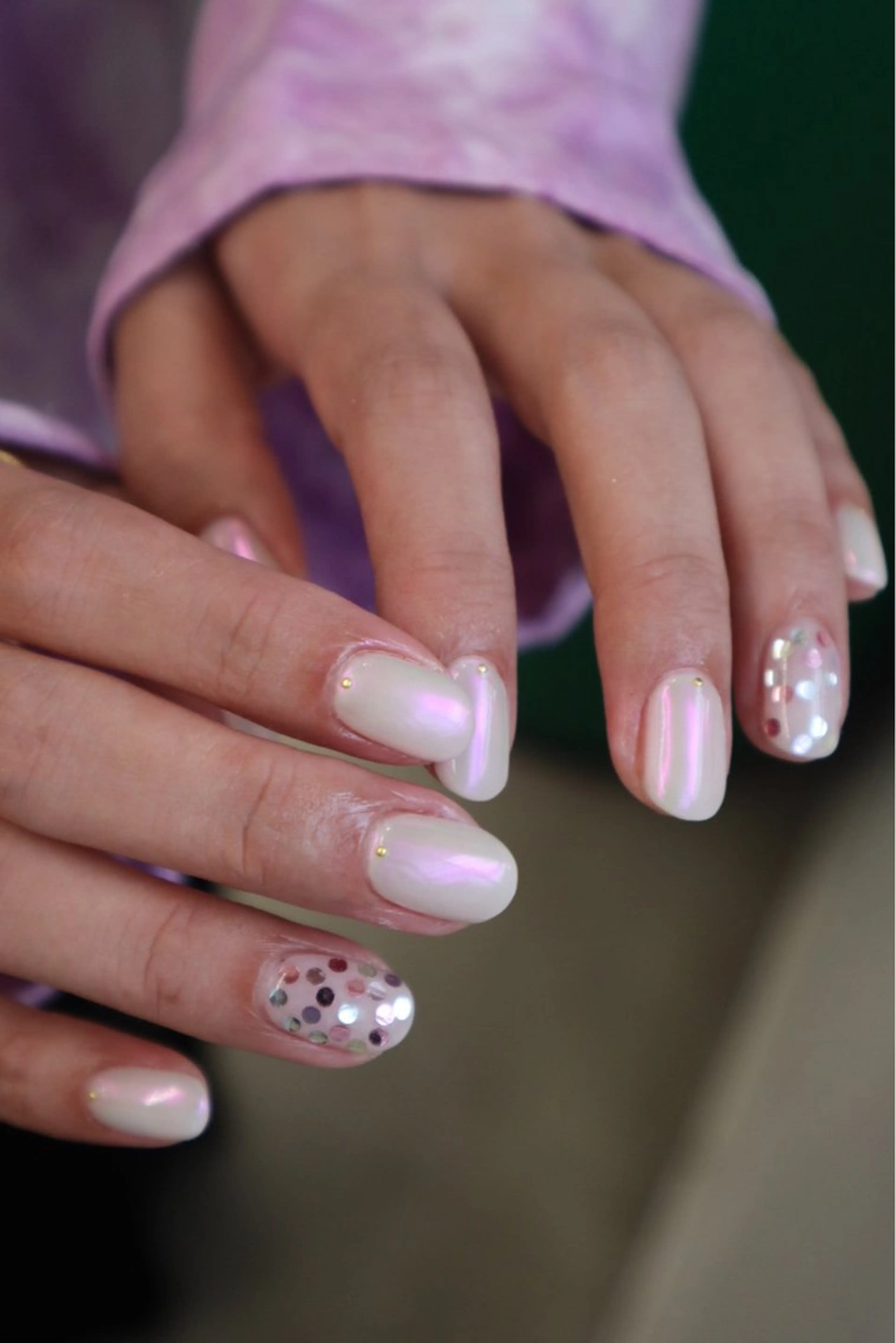 ネイル オーロラネイル ハンドネイル chika ／ nailのネイルデザイン