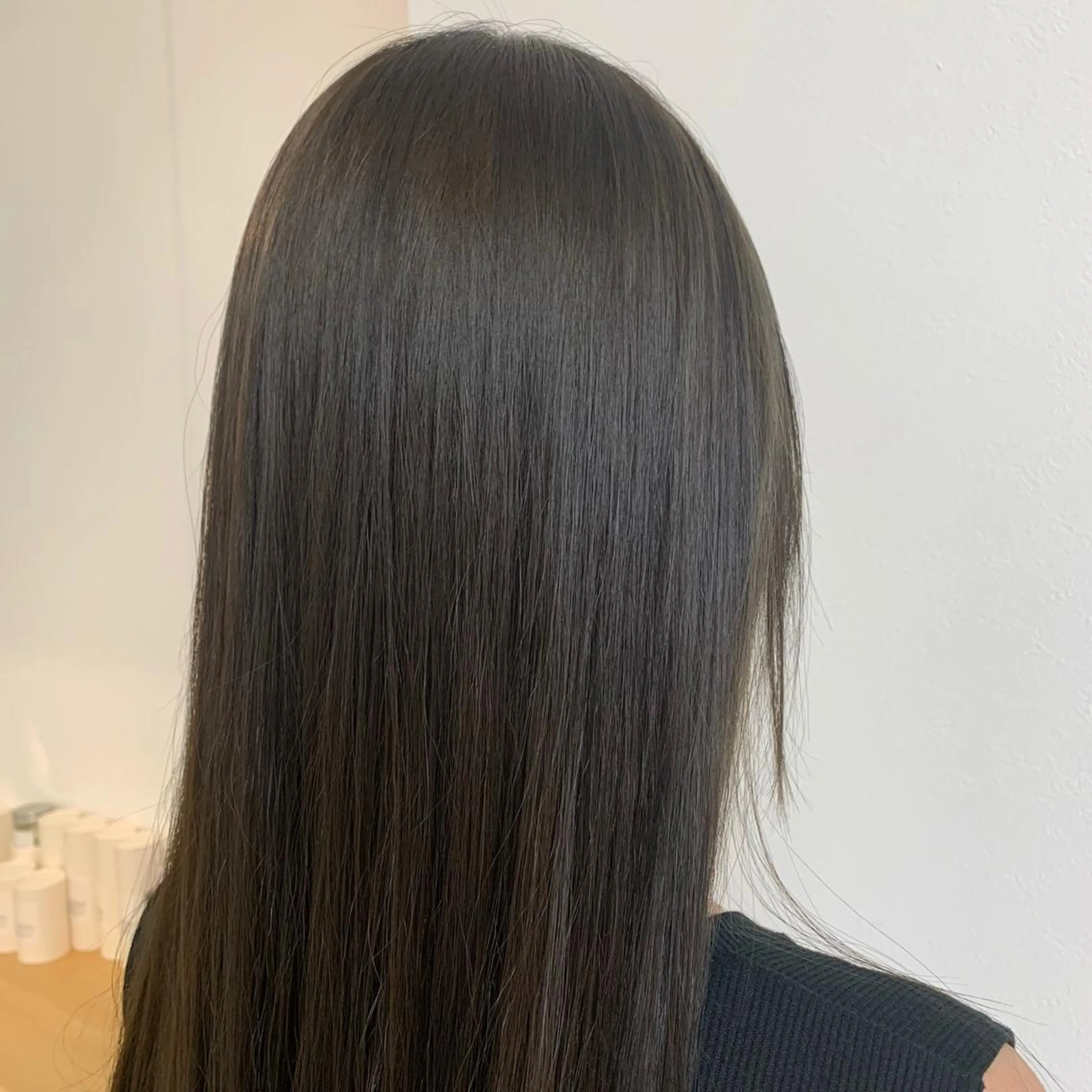 ロング カラー 髪質改善 ヘアカラー 縮毛矯正 福田 千尋のヘアスタイル