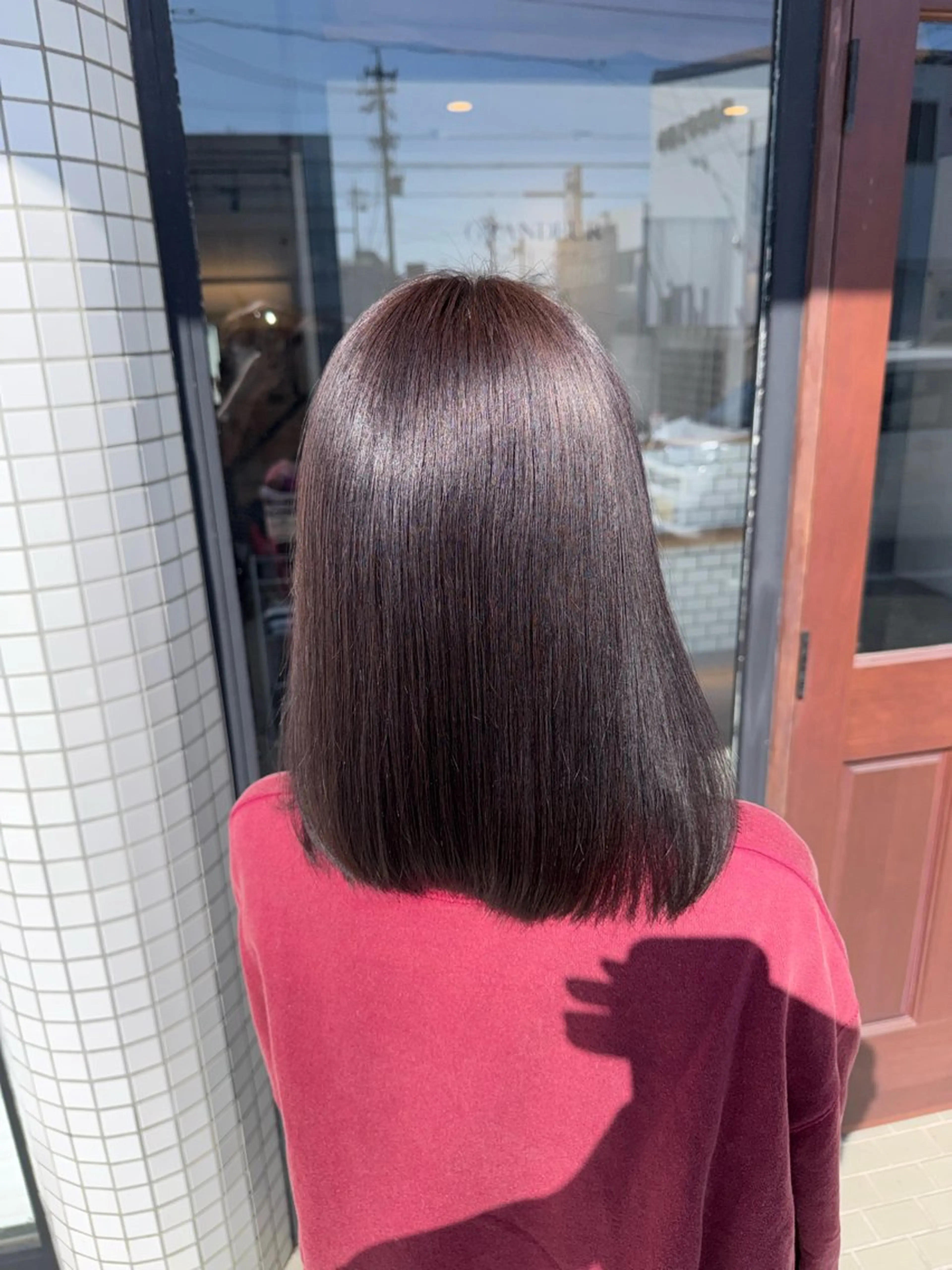 ミディアム 片山 実莉のヘアスタイル