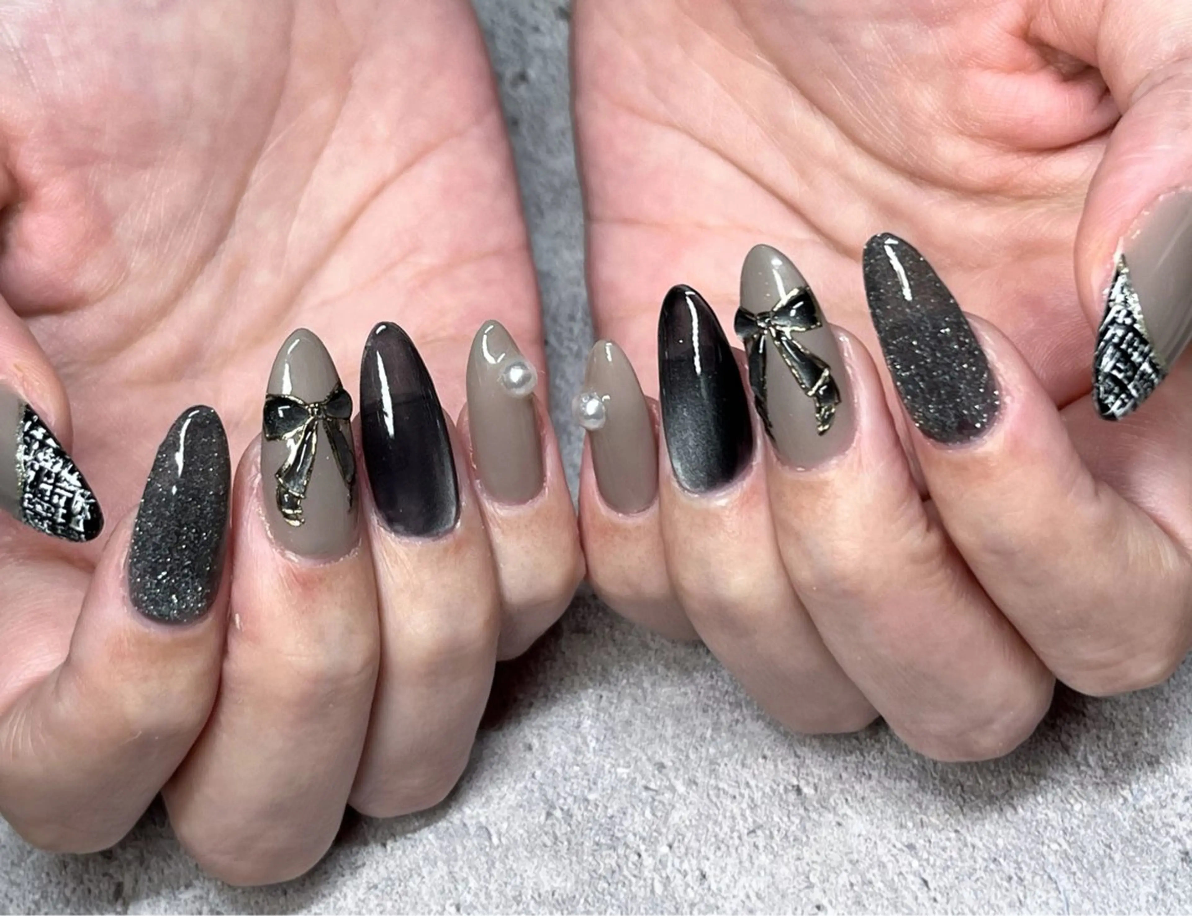 ネイル ハンドネイル 7nail所属・なんば7nail YUZUHAのネイルデザイン