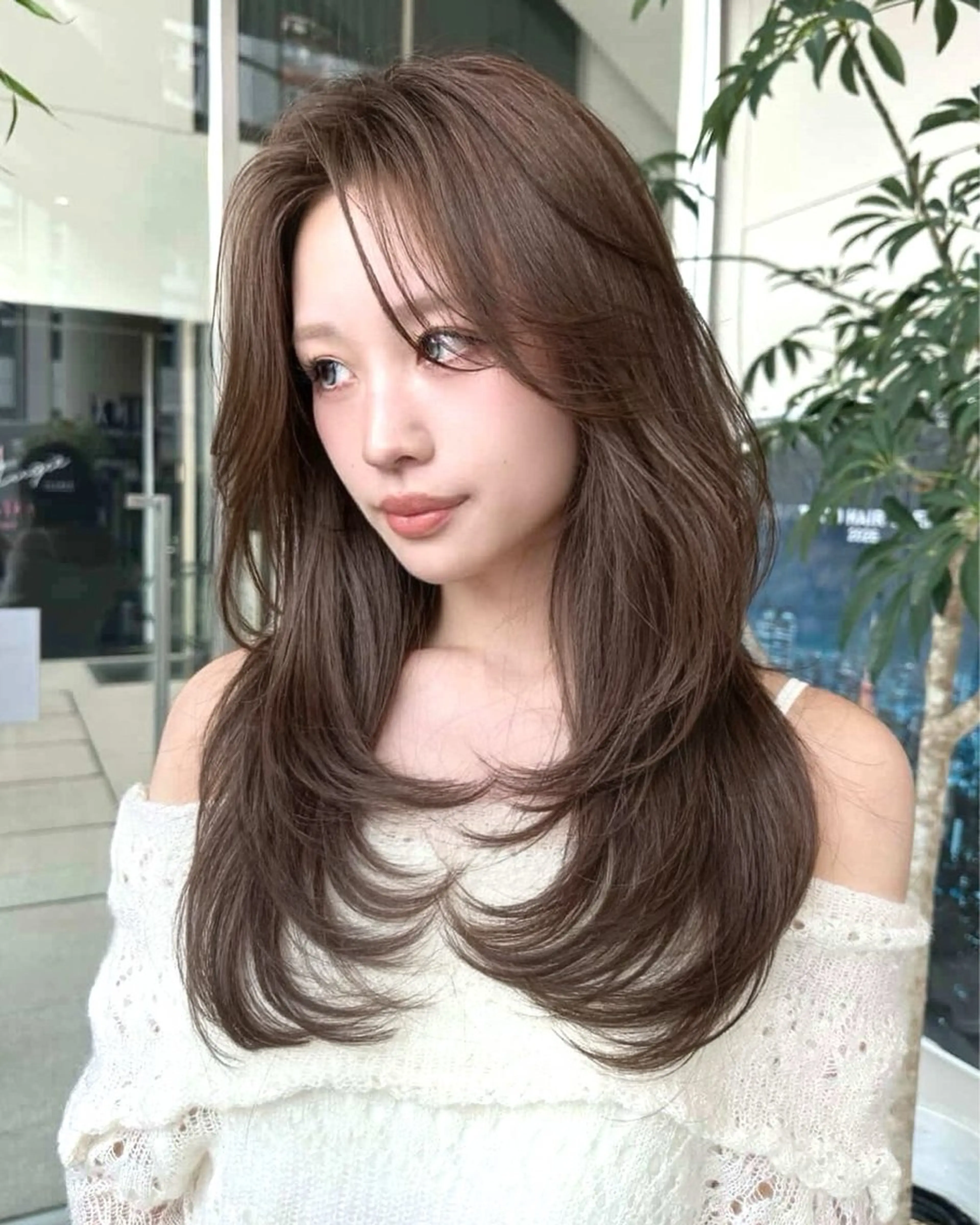 ロング カット ヘアカラー レイヤーカット/高木 秀斗/メロ髪美容師のヘアスタイル