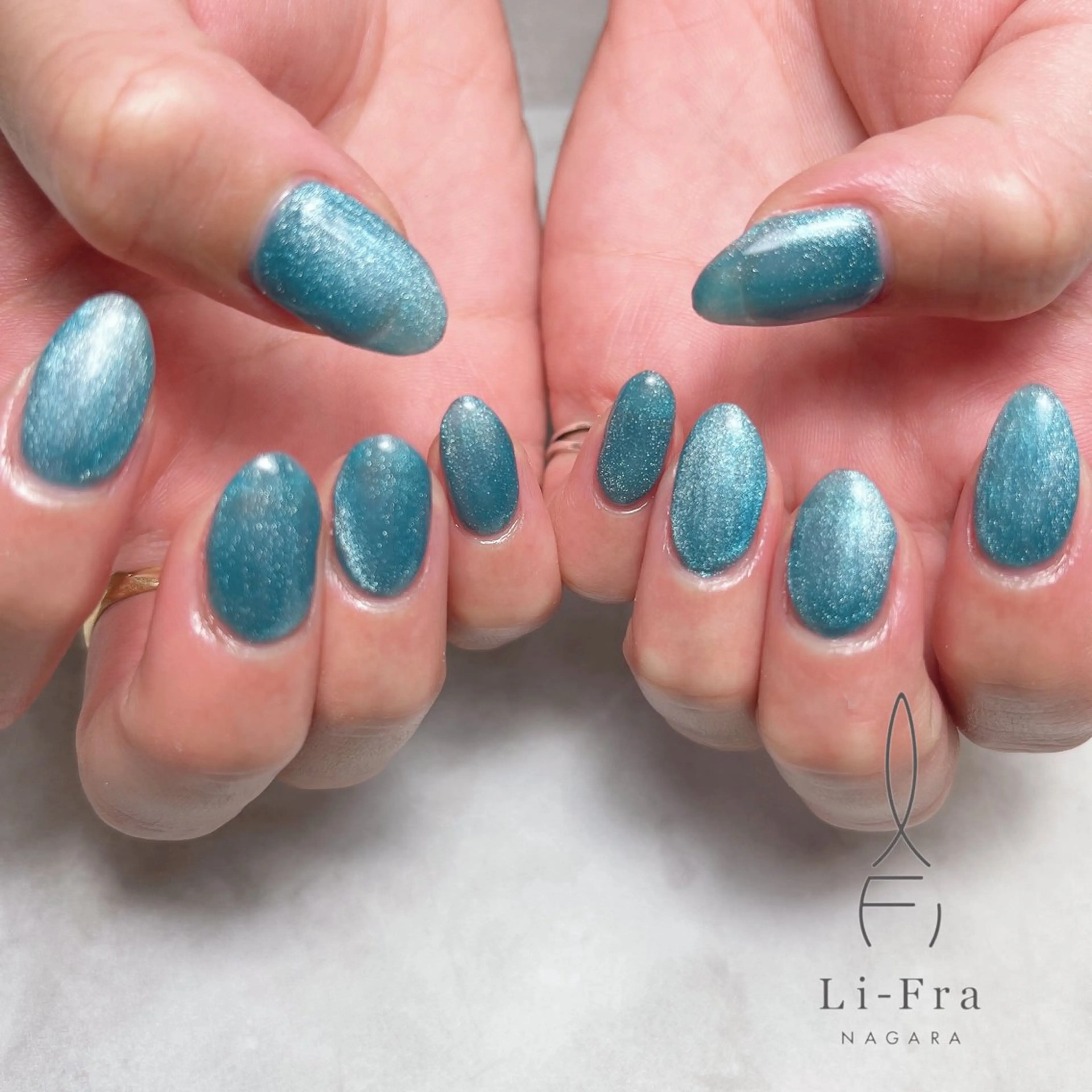 ネイル マグネットネイル ハンドネイル フットネイル Li-Fra 神野さやのネイルデザイン