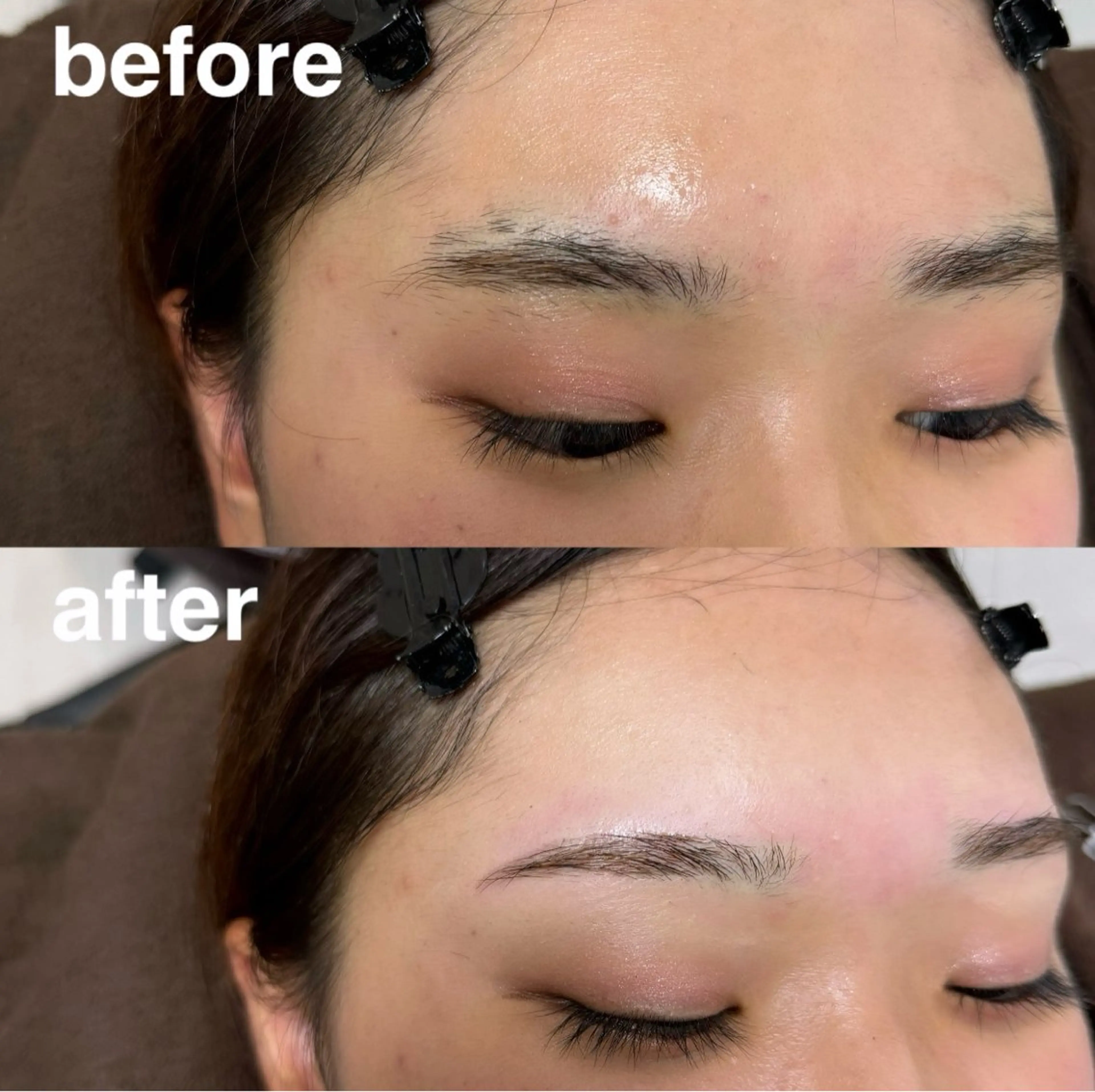 アイブロウ ワックス脱毛 ヤマグチ リンのマツエク・マツパデザイン