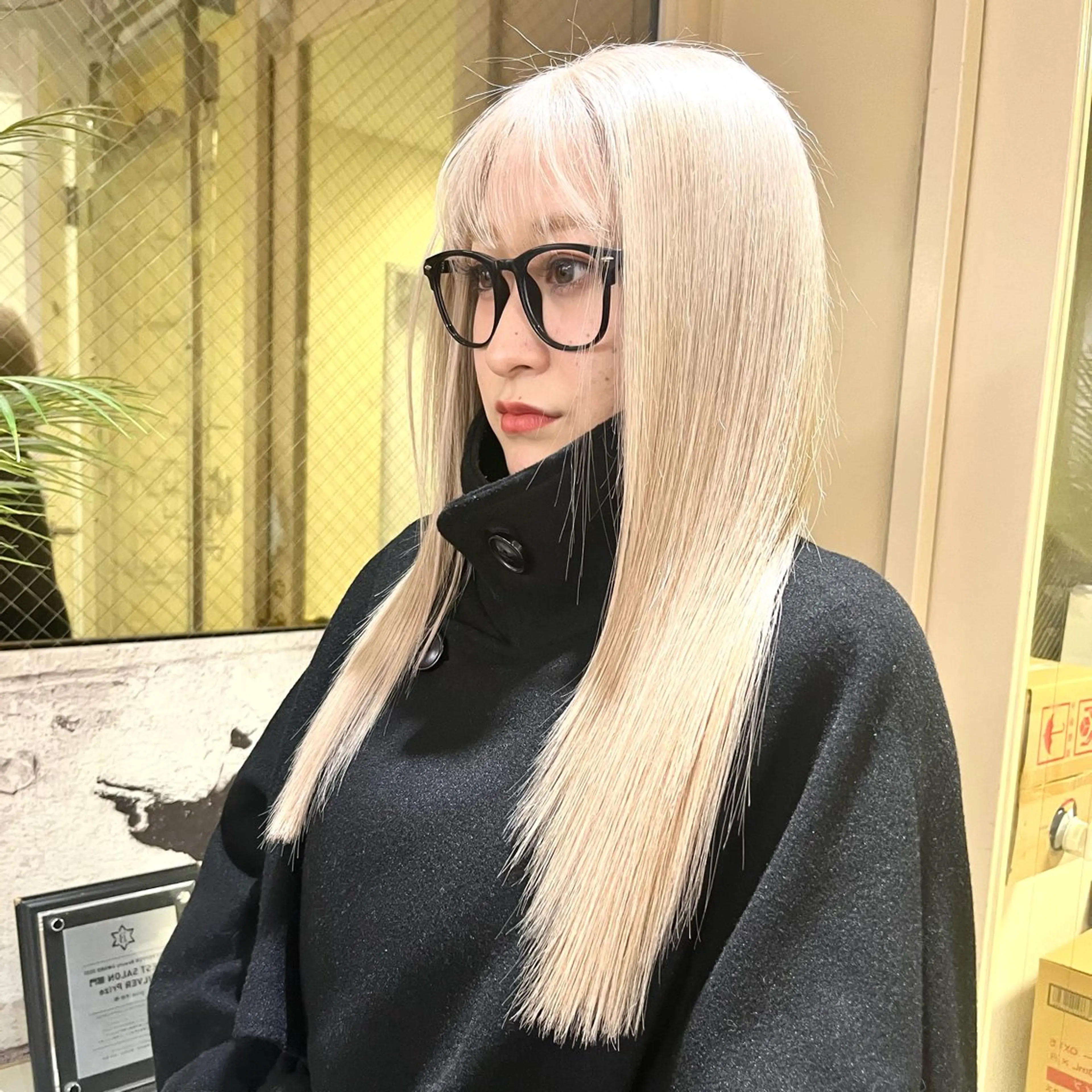 カラー 渋谷🎨ハイトーン ×エクステ🎨レンのヘアスタイル