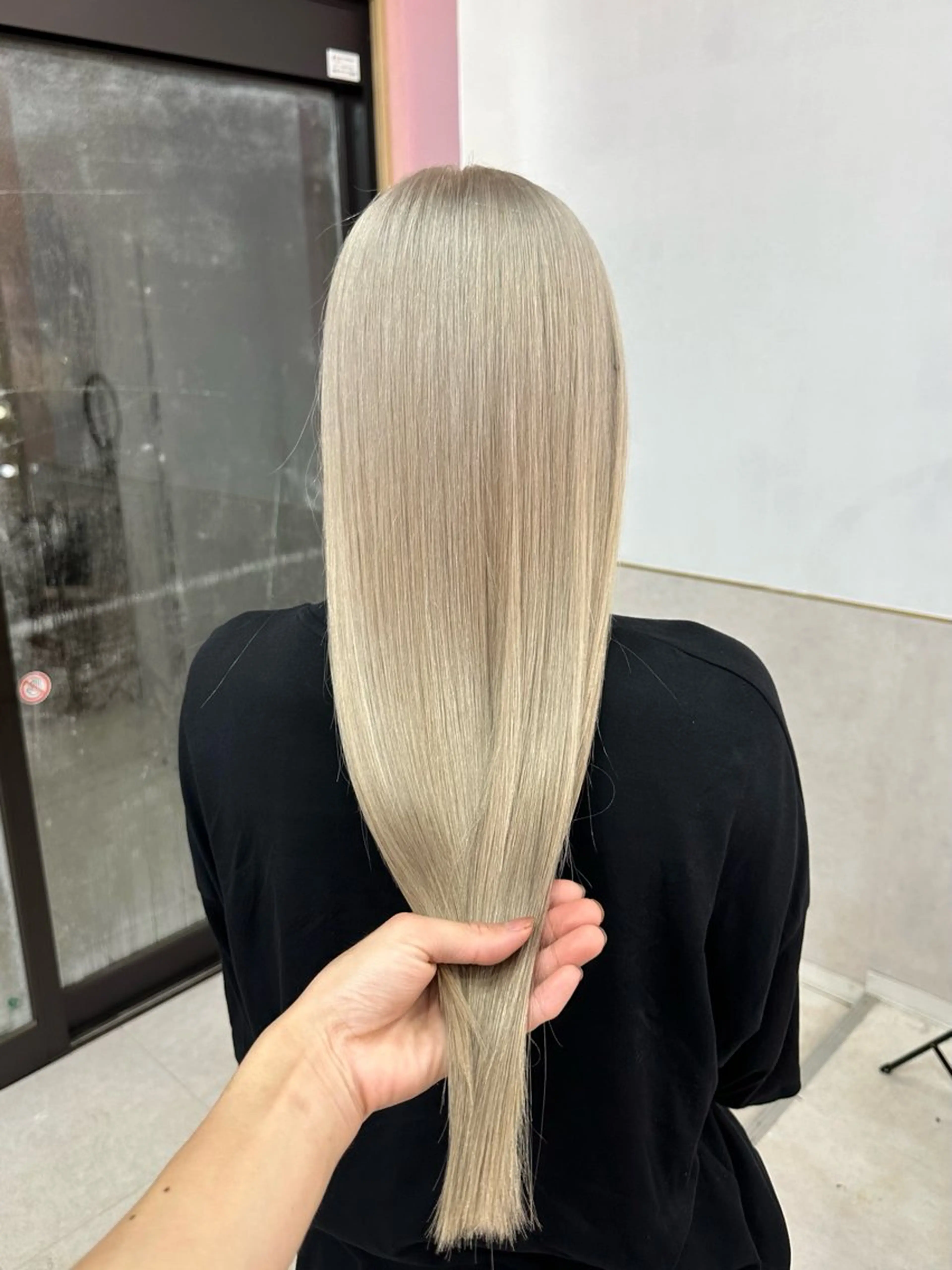 ロング カラー ベージュカラー ホワイトベージュ ヘアカラー 🪞ダメージレス艶 🪞れいのヘアスタイル