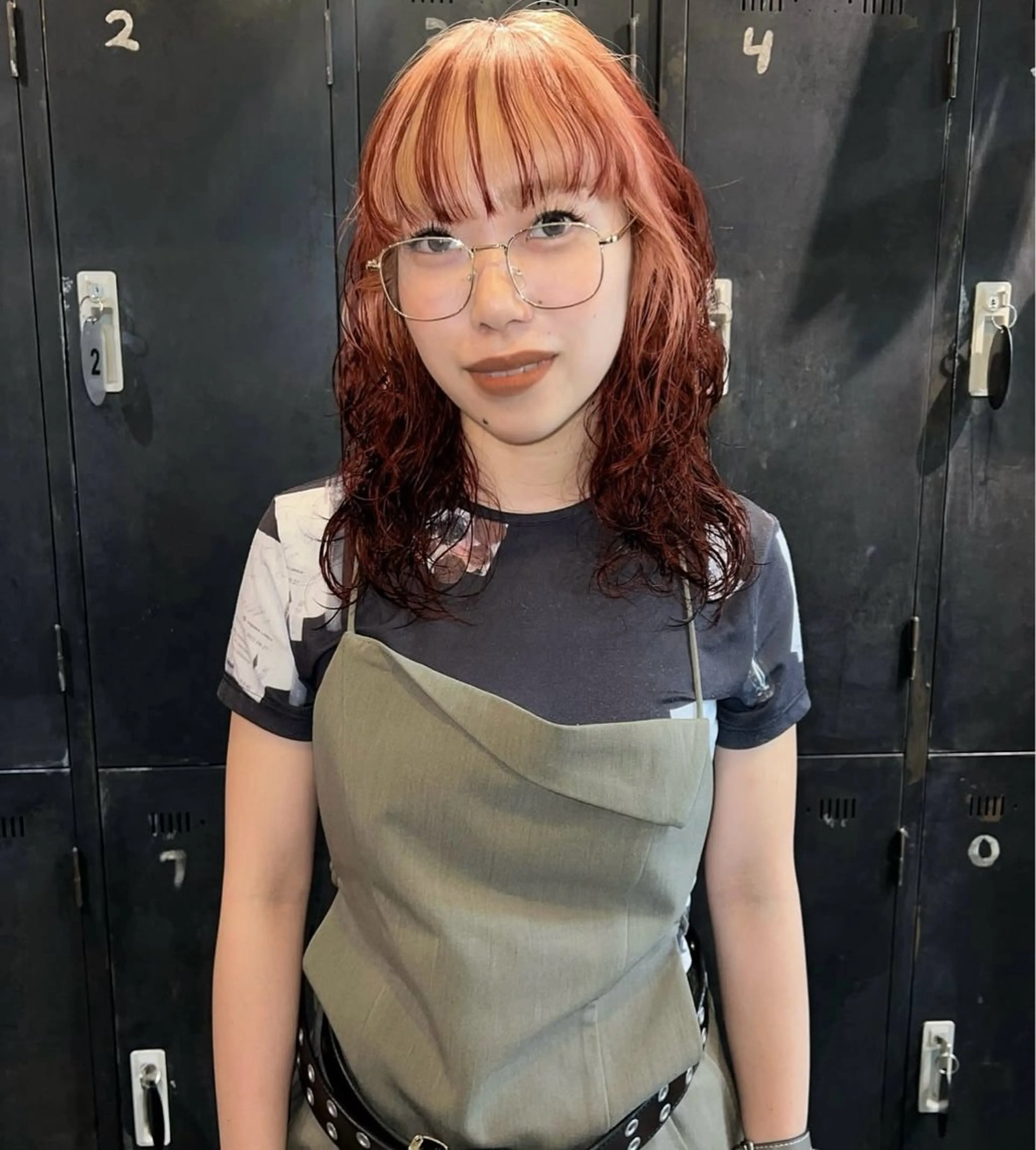 ミディアム カラー カットモデル/カラー rionのヘアスタイル