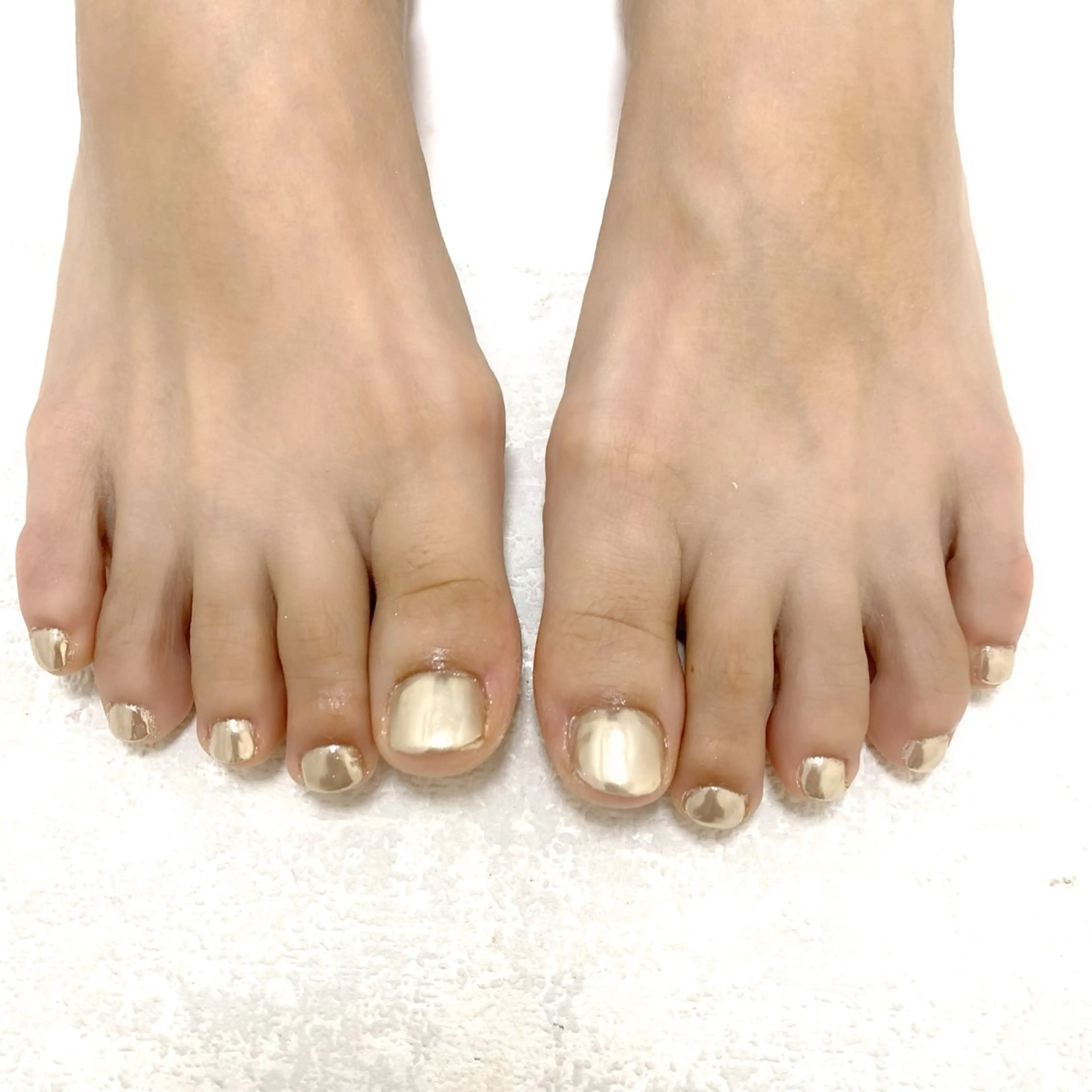 ネイル オーロラネイル フットネイル フレンチネイル ジェルネイル 韓国ネイル フットネイル Mogu nail 二子玉川のネイルデザイン