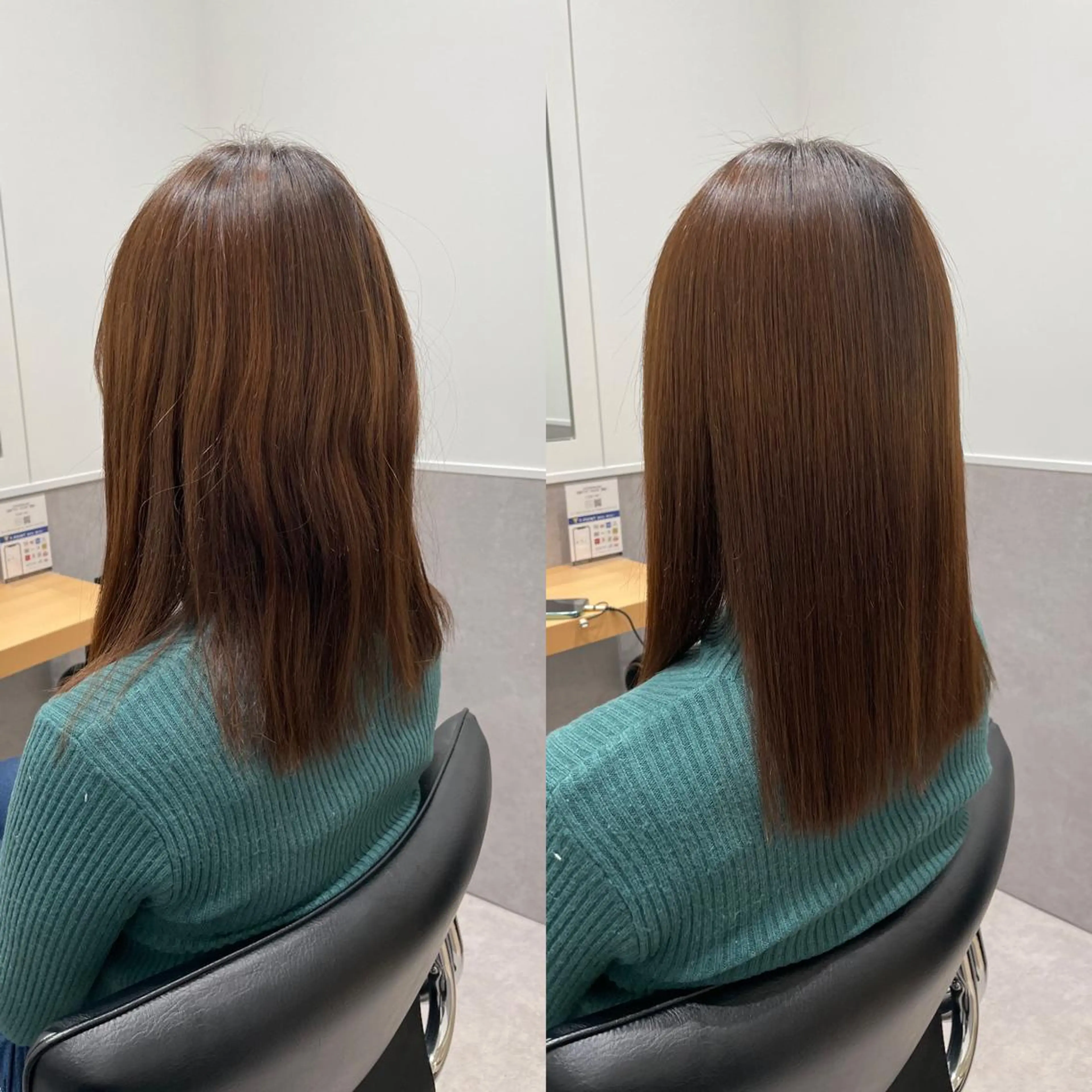 セミロング 髪質改善 トリートメント 酸熱トリートメント 髪質改善ヘアケア 艶髪特化/上田のヘアスタイル