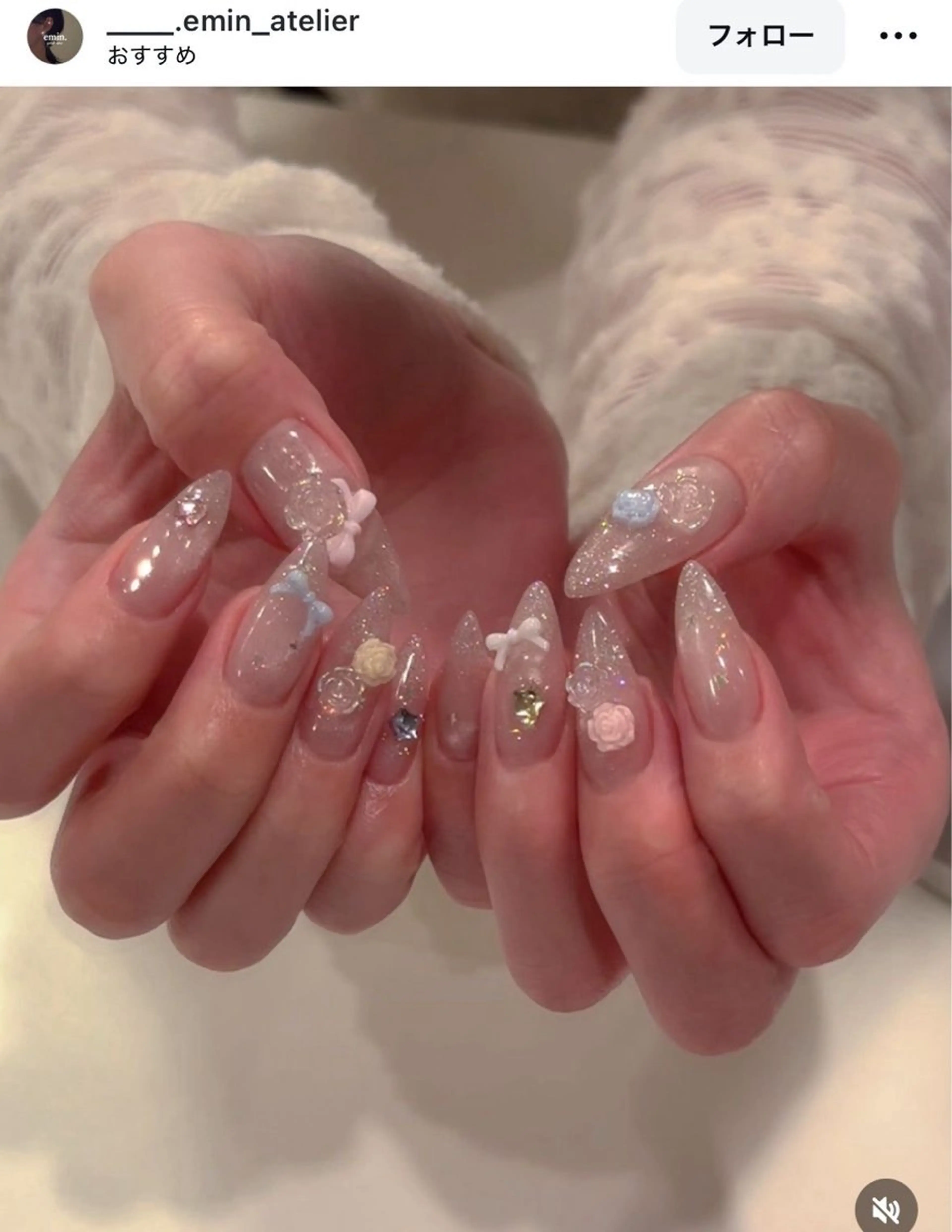 ネイル 韓国ネイル ワンホンネイル Kawaii _Nailのネイルデザイン