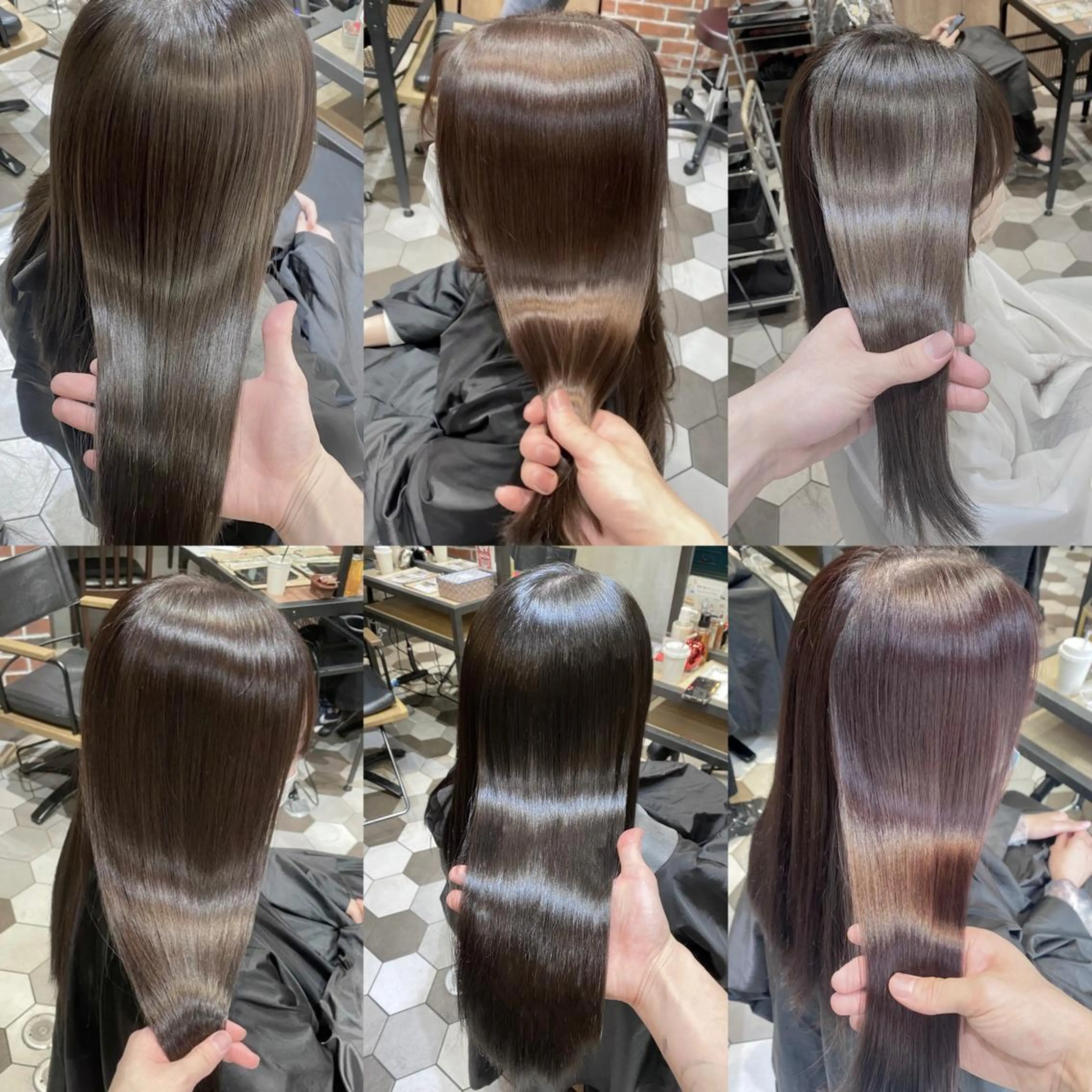 ロング 髪質改善縮毛矯正🫧 村上蒼生のヘアスタイル